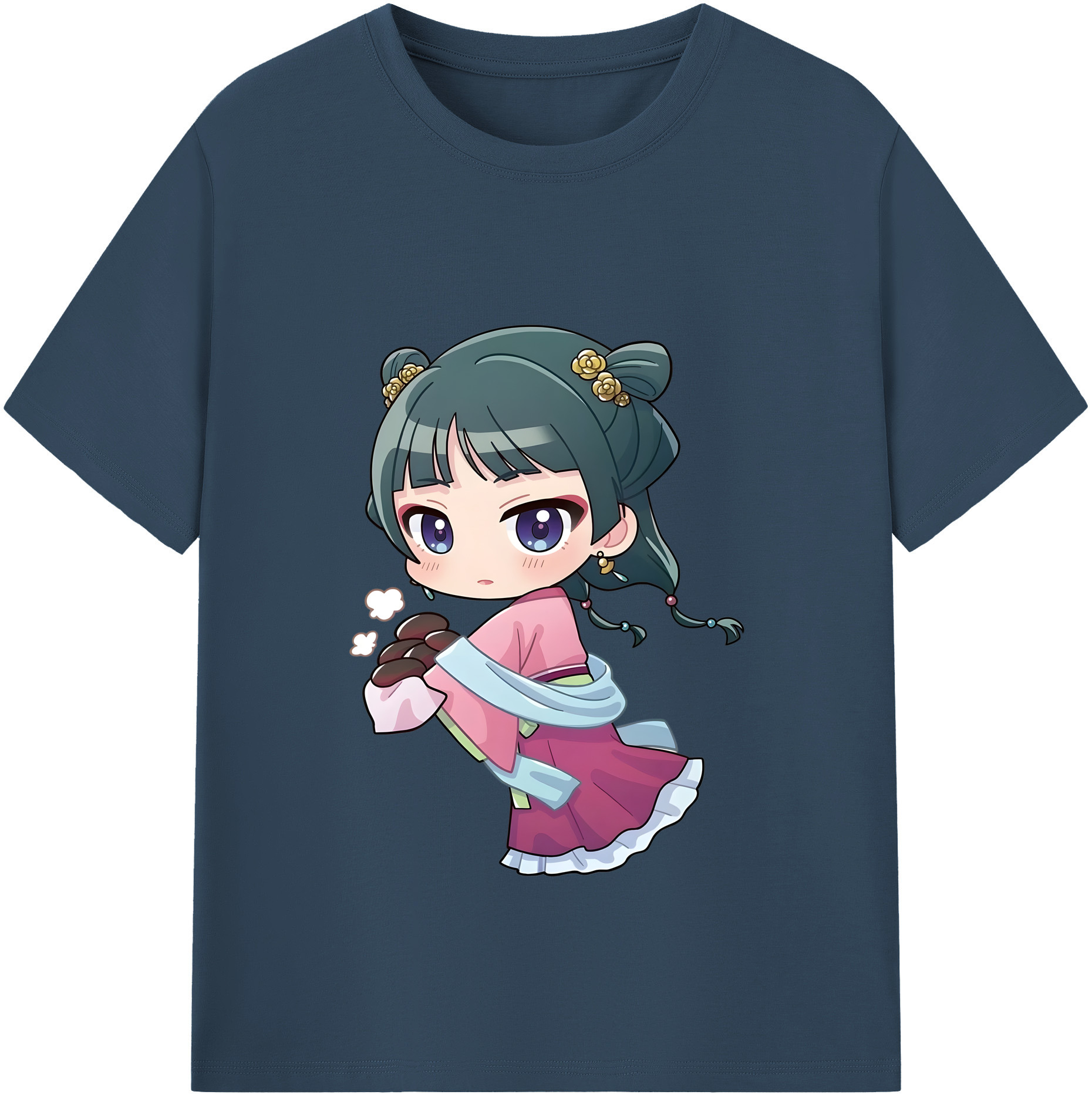 （画像用） 薬屋のひとりごと The Apothecary Diaries レディースカジュアルプリントTシャツ（綿100％）