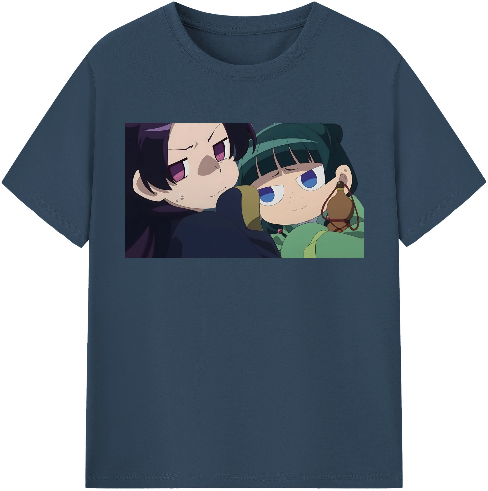 （画像用） 薬屋のひとりごと The Apothecary Diaries レディースカジュアルプリントTシャツ（綿100％）