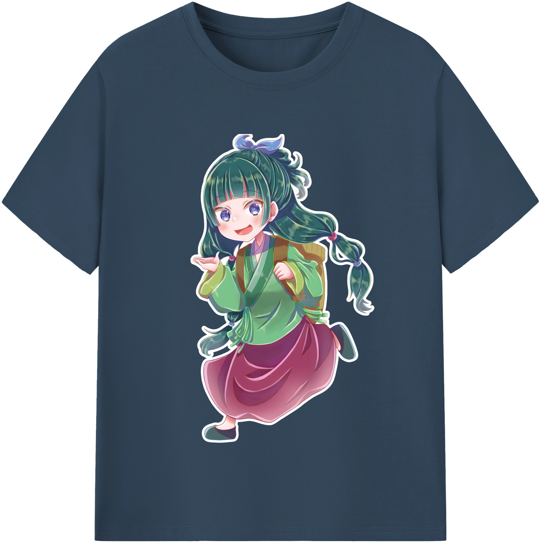 （画像用） 薬屋のひとりごと The Apothecary Diaries レディースカジュアルプリントTシャツ（綿100％）