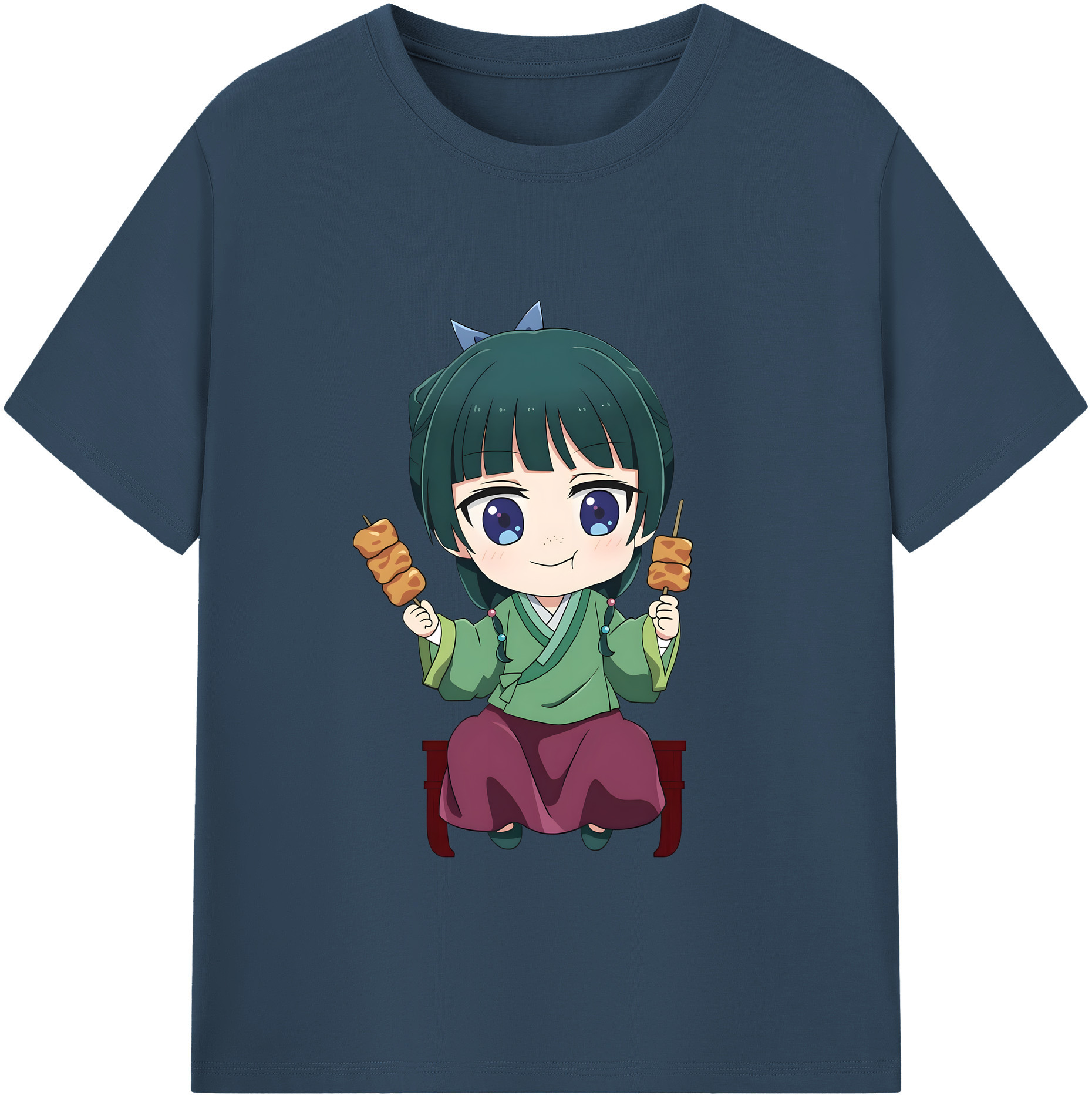 （画像用） 薬屋のひとりごと The Apothecary Diaries レディースカジュアルプリントTシャツ（綿100％）