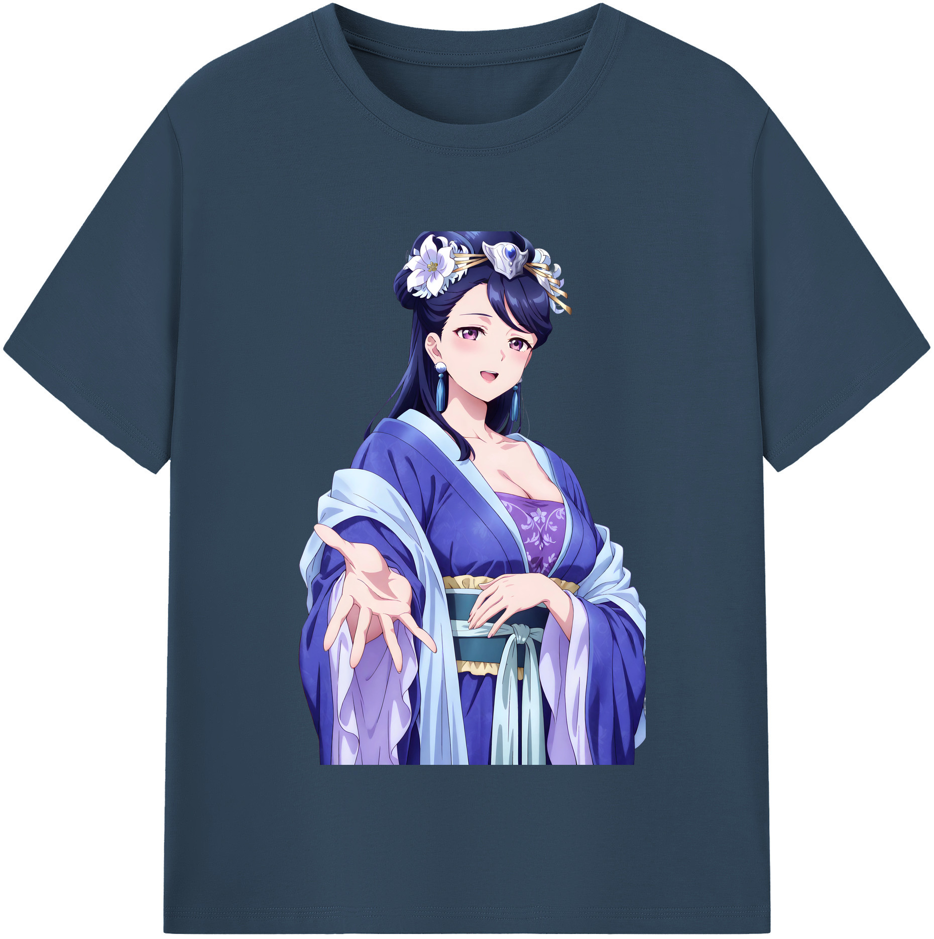 （画像用） 薬屋のひとりごと The Apothecary Diaries レディースカジュアルプリントTシャツ（綿100％）