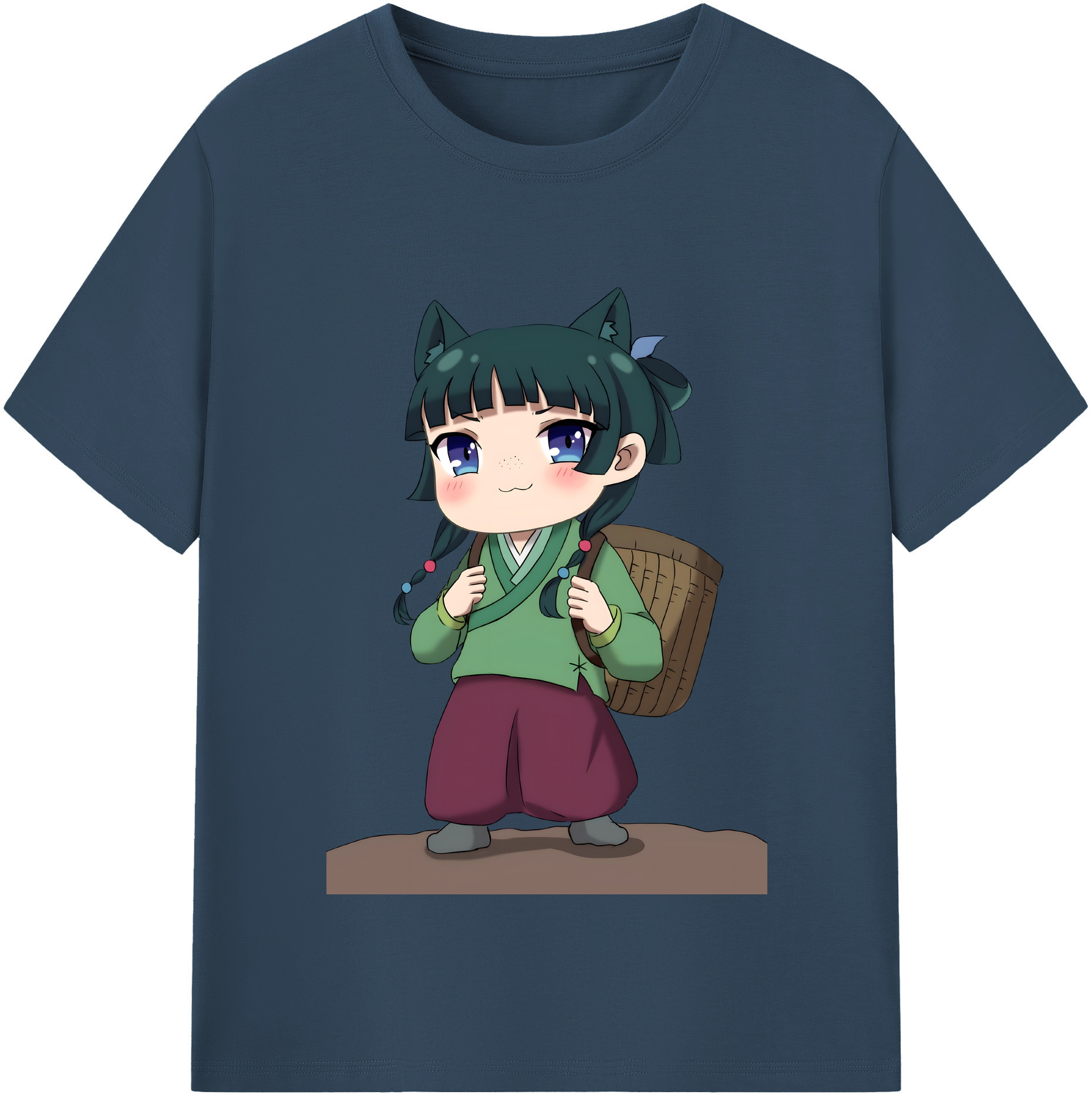 （画像用） 薬屋のひとりごと The Apothecary Diaries レディースカジュアルプリントTシャツ（綿100％）