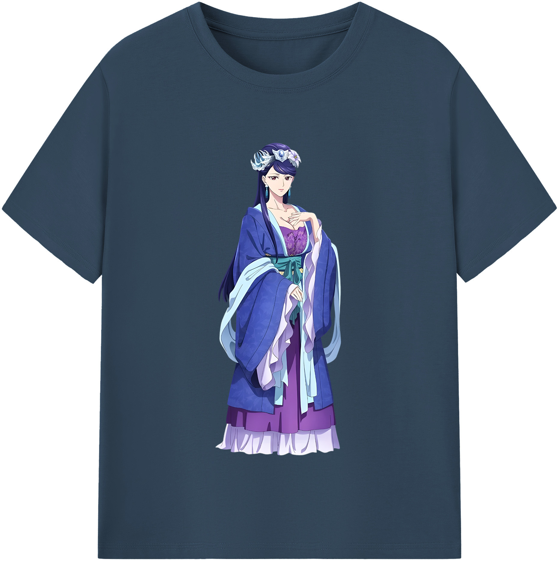 （画像用） 薬屋のひとりごと The Apothecary Diaries レディースカジュアルプリントTシャツ（綿100％）