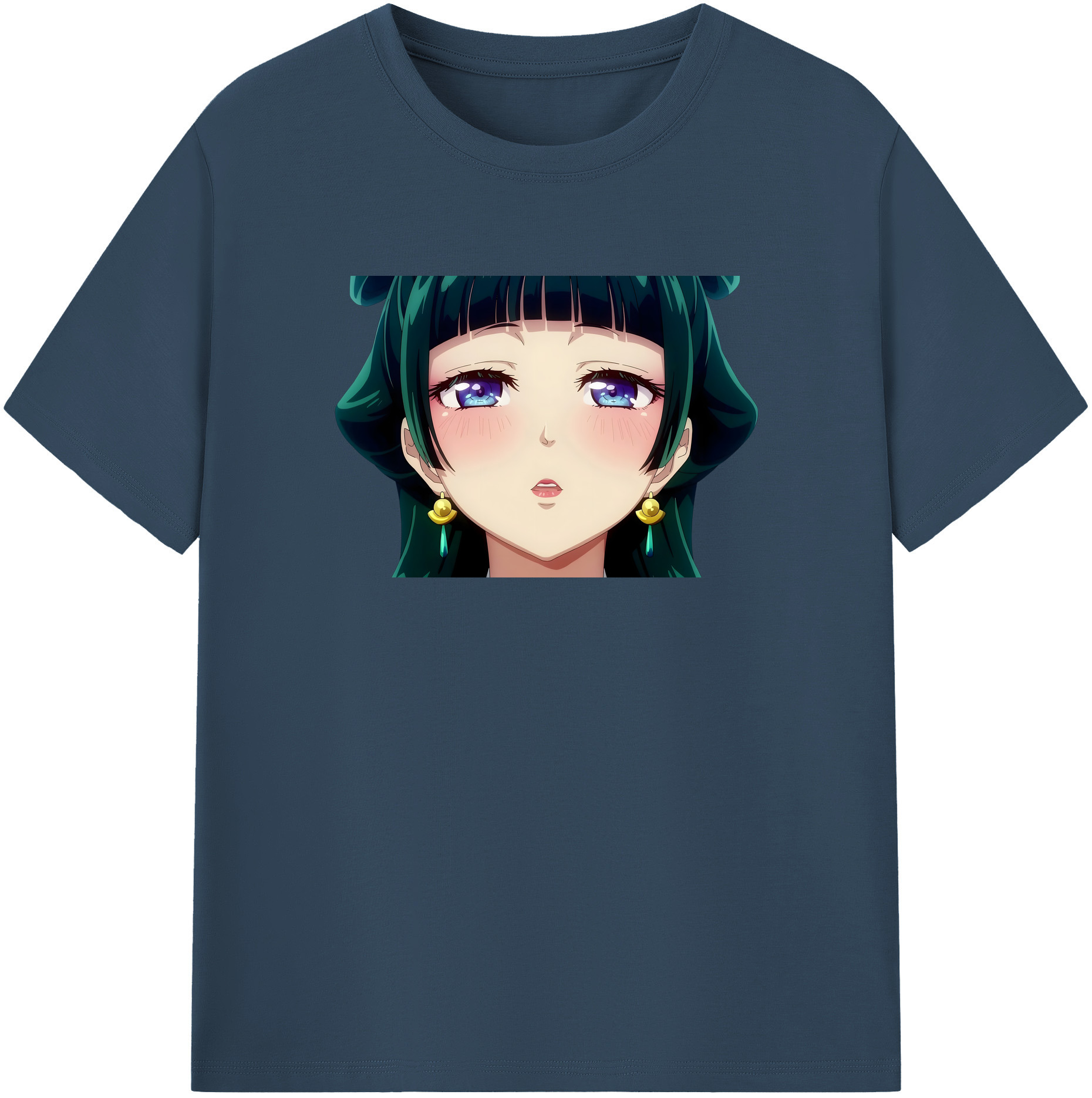 （画像用） 薬屋のひとりごと The Apothecary Diaries レディースカジュアルプリントTシャツ（綿100％）