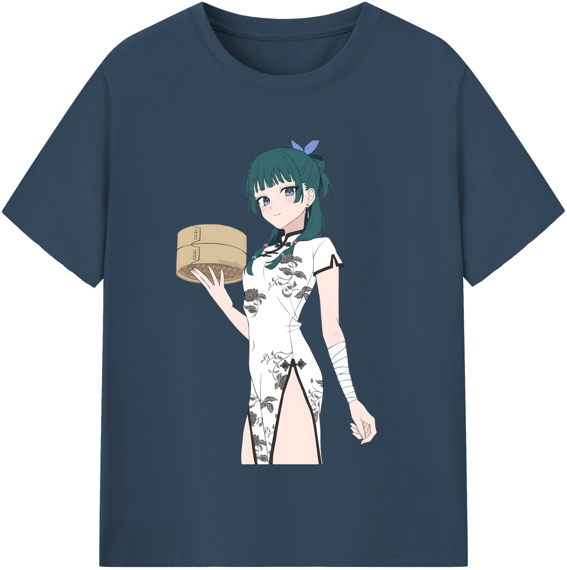 （画像用） 薬屋のひとりごと The Apothecary Diaries レディースカジュアルプリントTシャツ（綿100％）