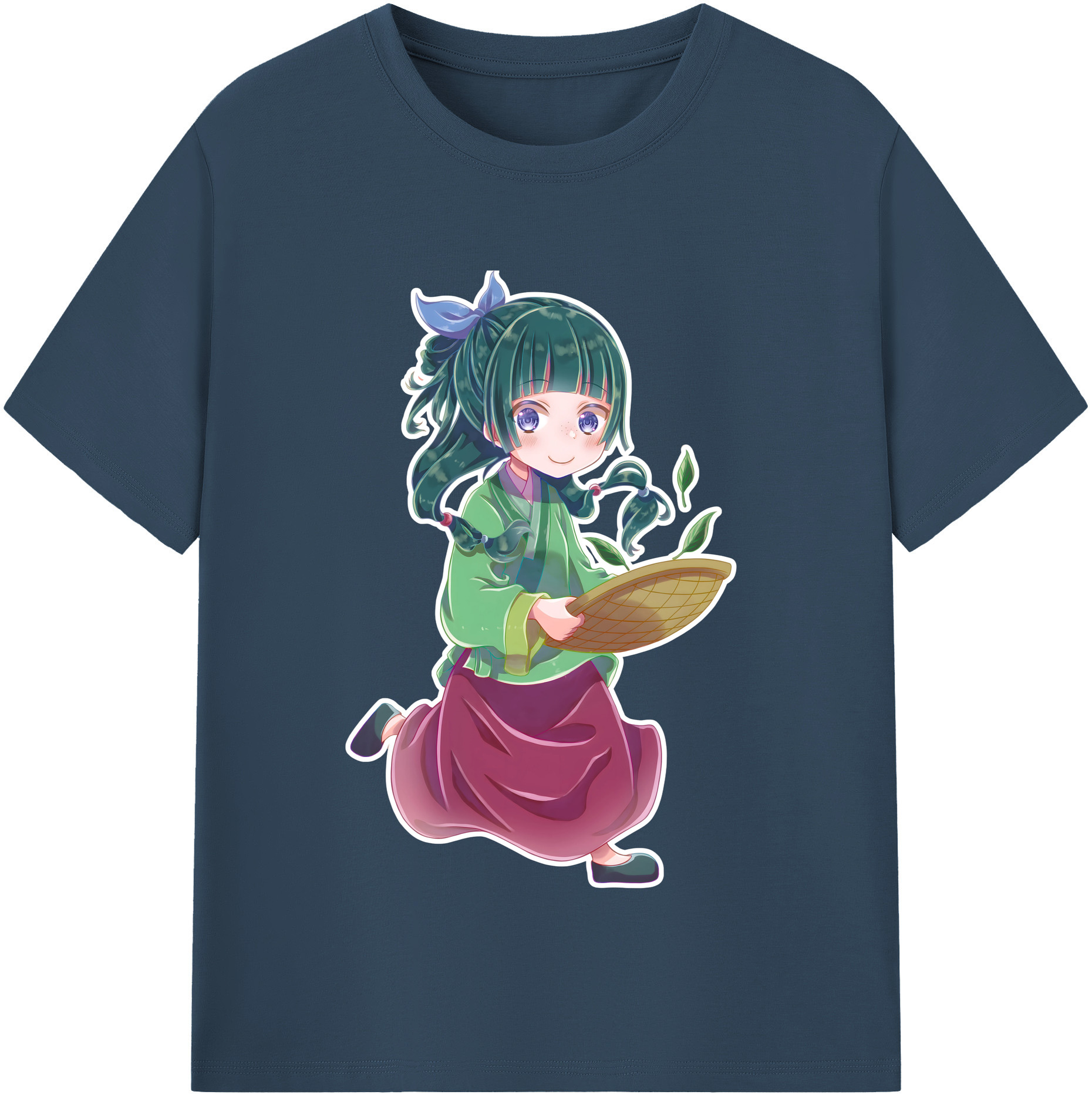（画像用） 薬屋のひとりごと The Apothecary Diaries レディースカジュアルプリントTシャツ（綿100％）