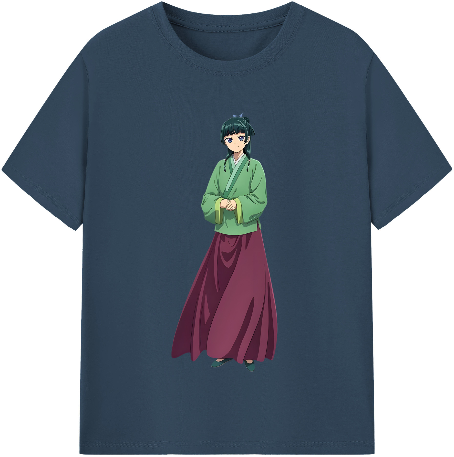 （画像用） 薬屋のひとりごと The Apothecary Diaries レディースカジュアルプリントTシャツ（綿100％）