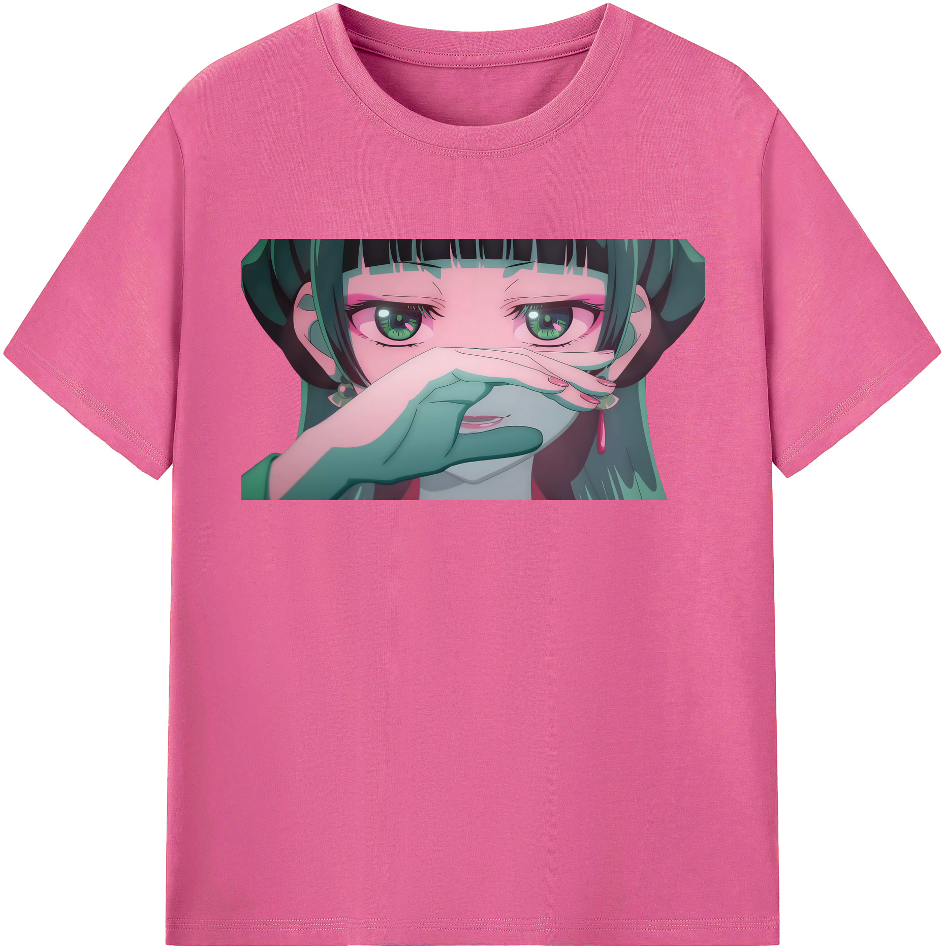 （画像用） 薬屋のひとりごと The Apothecary Diaries レディースカジュアルプリントTシャツ（綿100％）