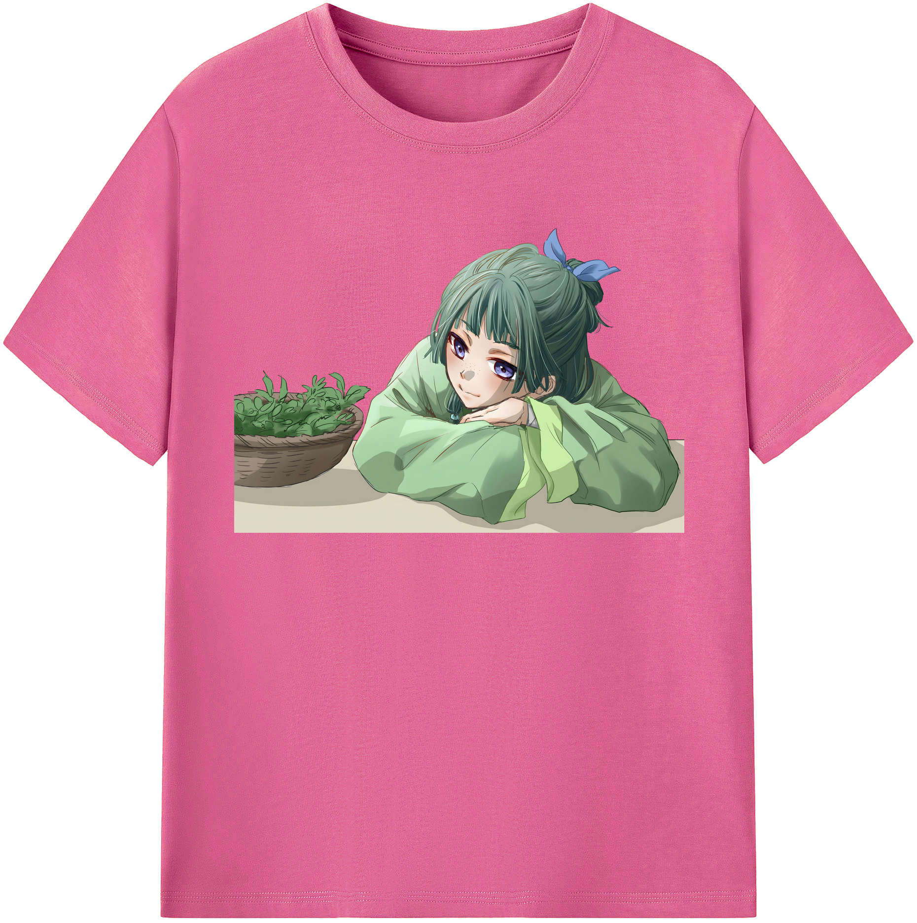 （画像用） 薬屋のひとりごと The Apothecary Diaries レディースカジュアルプリントTシャツ（綿100％）