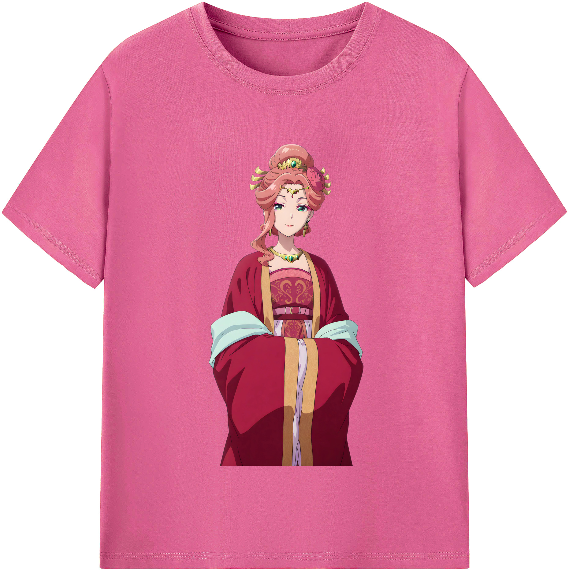（画像用） 薬屋のひとりごと The Apothecary Diaries レディースカジュアルプリントTシャツ（綿100％）