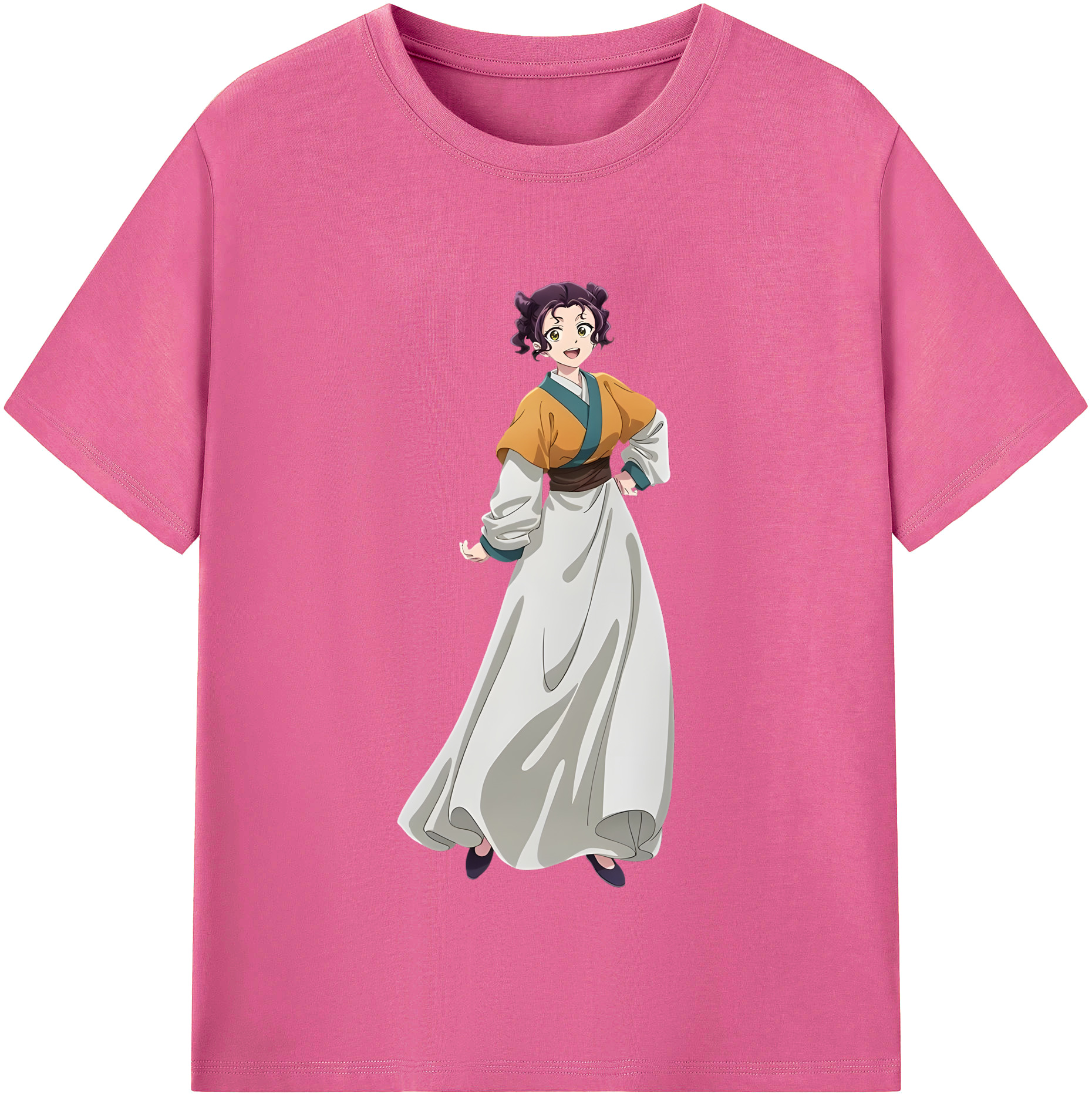 （画像用） 薬屋のひとりごと The Apothecary Diaries レディースカジュアルプリントTシャツ（綿100％）