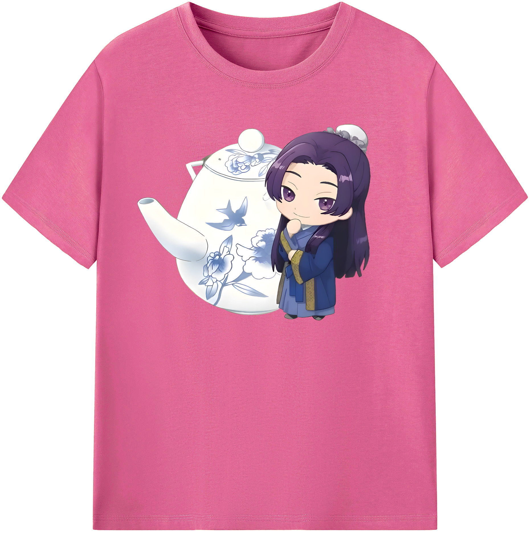 （画像用） 薬屋のひとりごと The Apothecary Diaries レディースカジュアルプリントTシャツ（綿100％）