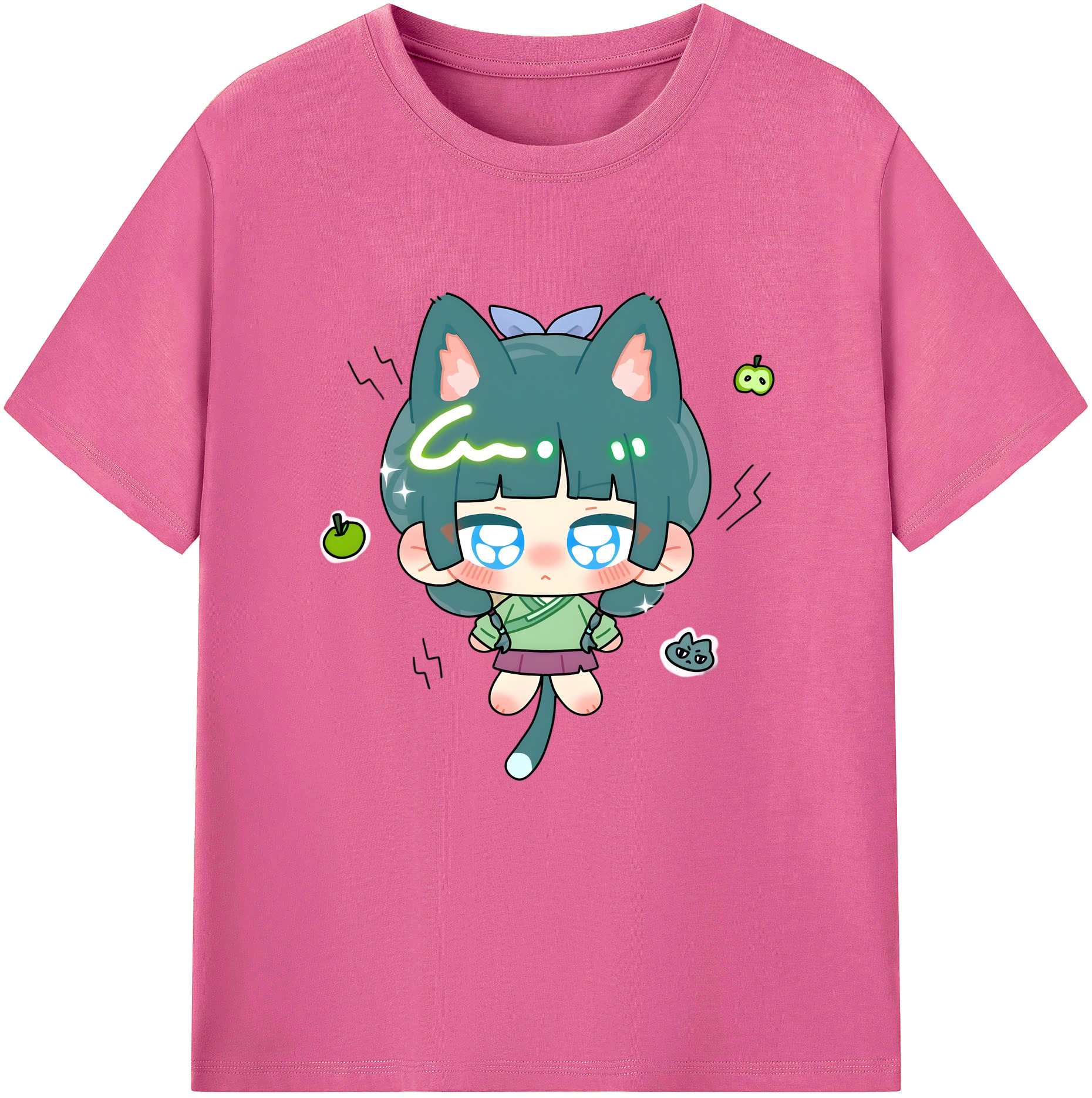 （画像用） 薬屋のひとりごと The Apothecary Diaries レディースカジュアルプリントTシャツ（綿100％）