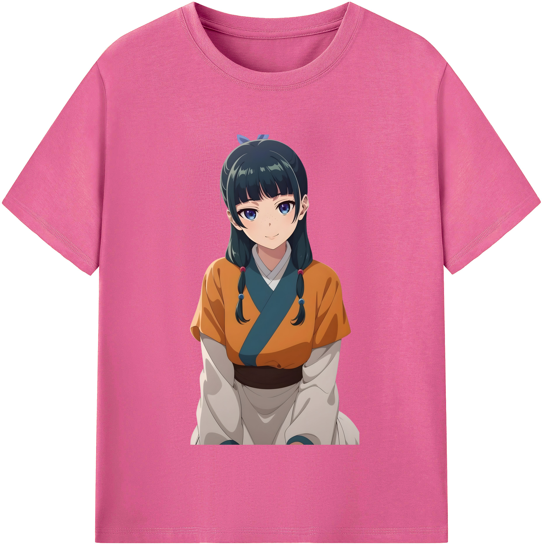 （画像用） 薬屋のひとりごと The Apothecary Diaries レディースカジュアルプリントTシャツ（綿100％）