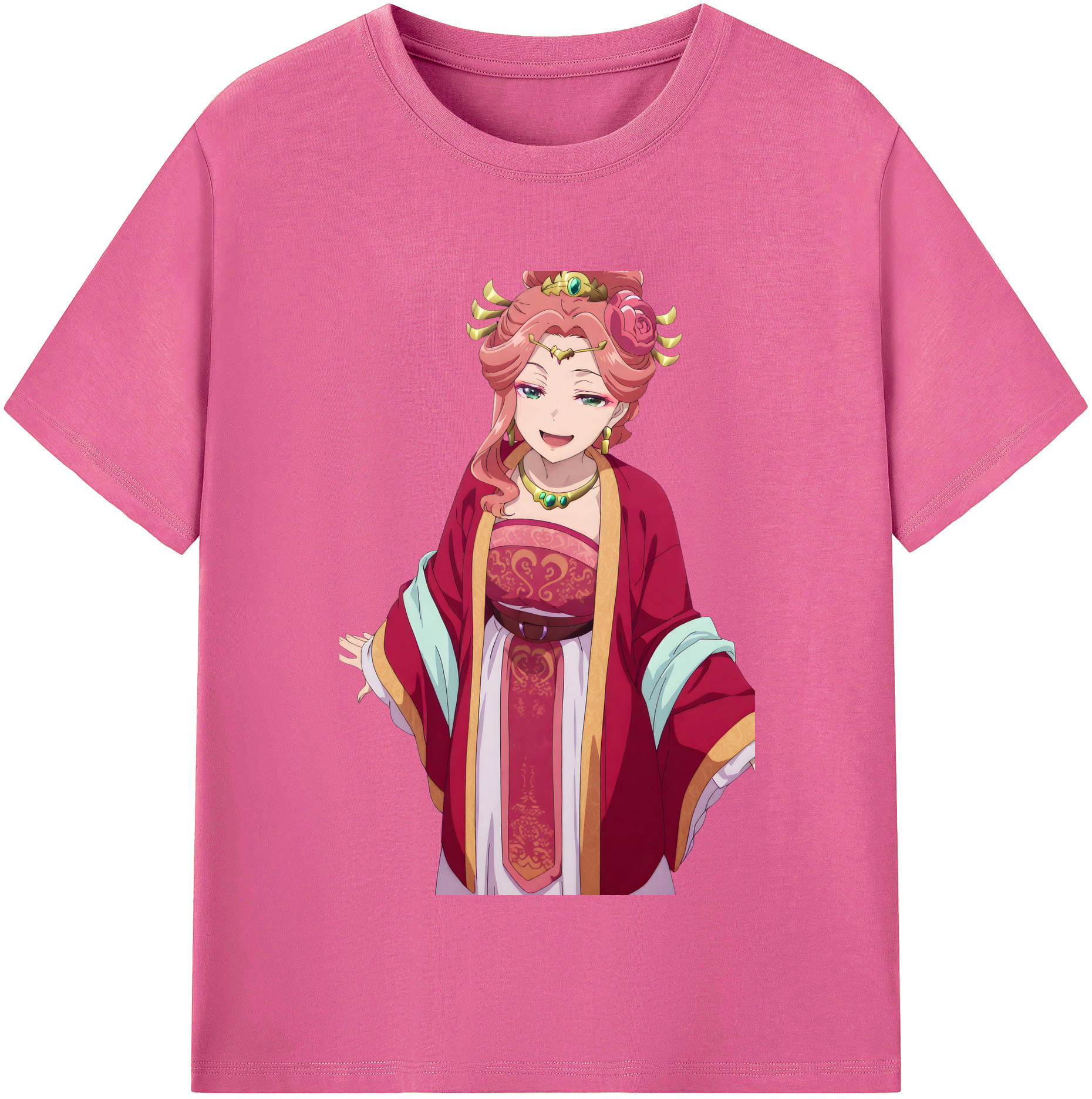 （画像用） 薬屋のひとりごと The Apothecary Diaries レディースカジュアルプリントTシャツ（綿100％）