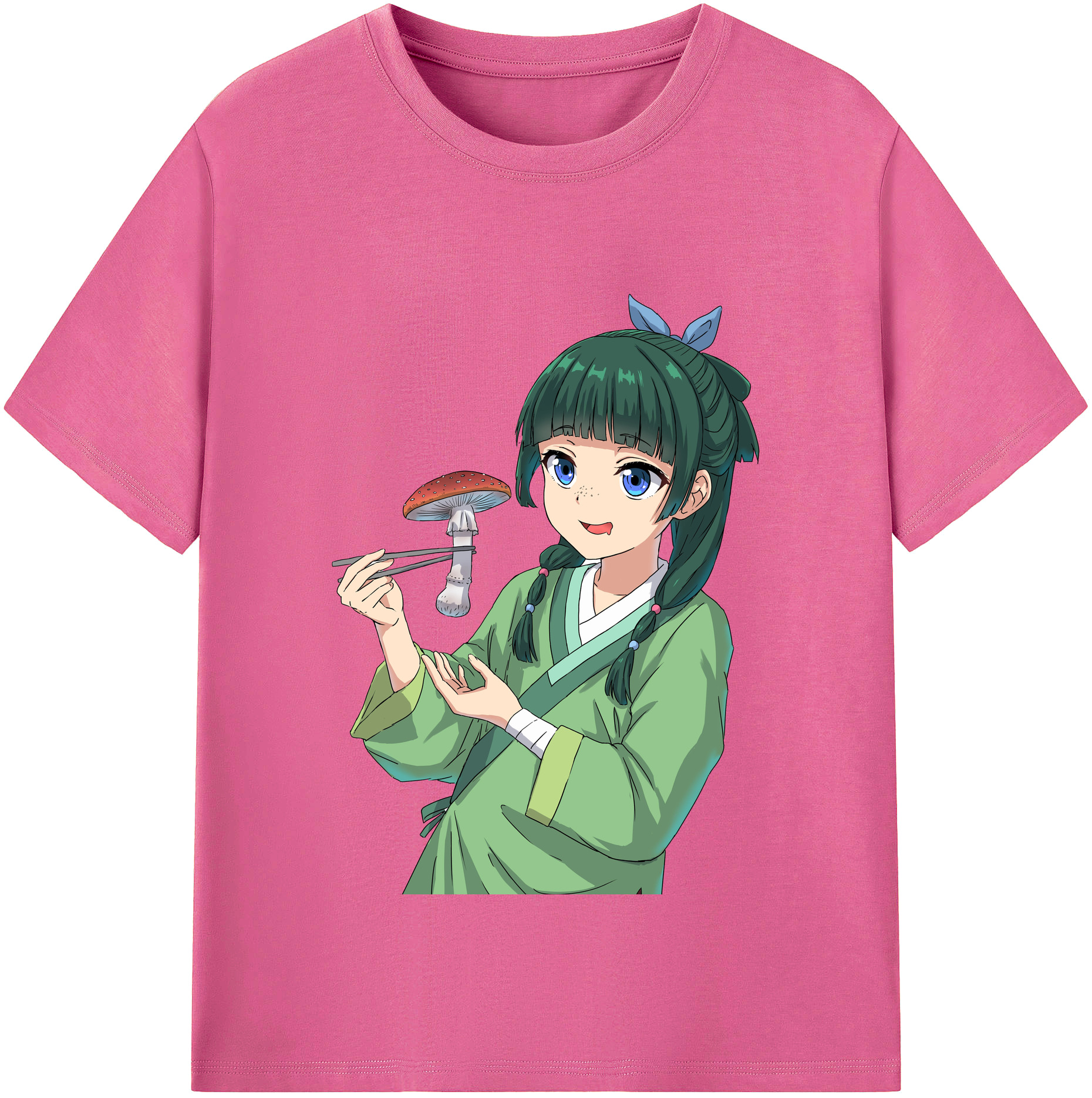 （画像用） 薬屋のひとりごと The Apothecary Diaries レディースカジュアルプリントTシャツ（綿100％）