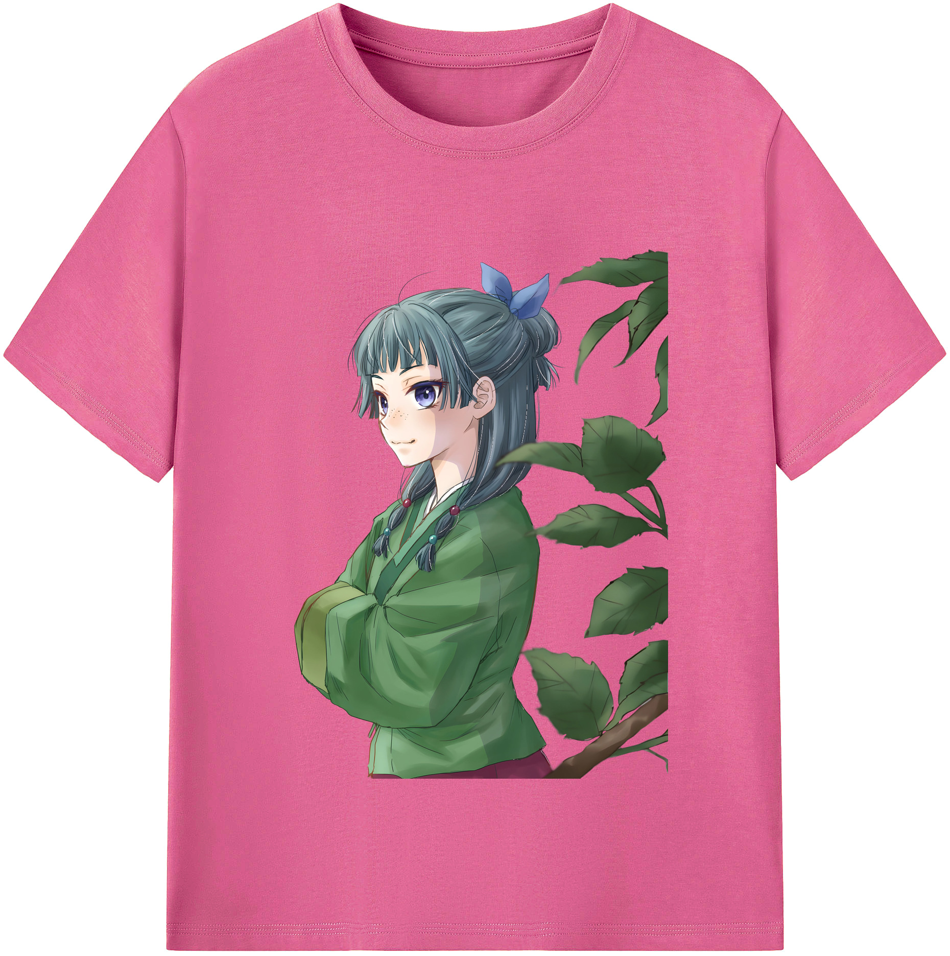 （画像用） 薬屋のひとりごと The Apothecary Diaries レディースカジュアルプリントTシャツ（綿100％）