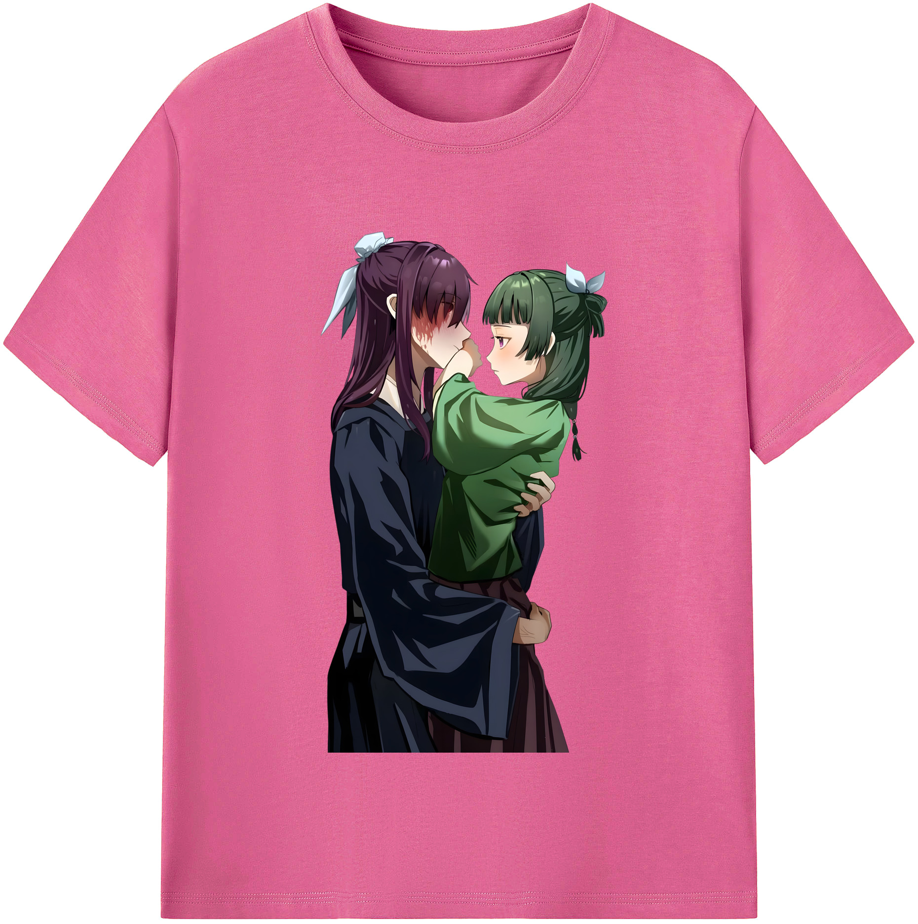 （画像用） 薬屋のひとりごと The Apothecary Diaries レディースカジュアルプリントTシャツ（綿100％）