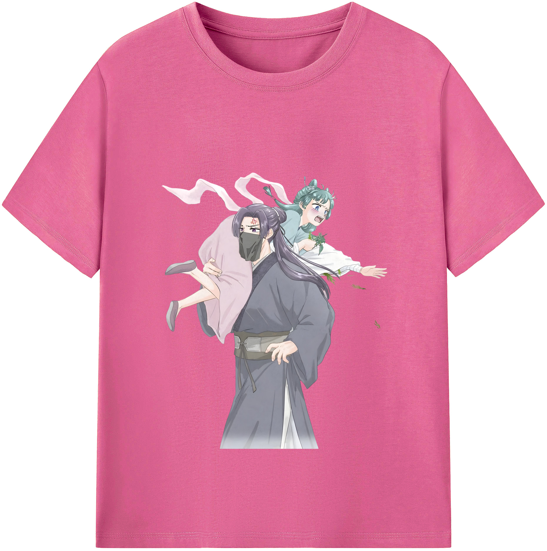 （画像用） 薬屋のひとりごと The Apothecary Diaries レディースカジュアルプリントTシャツ（綿100％）