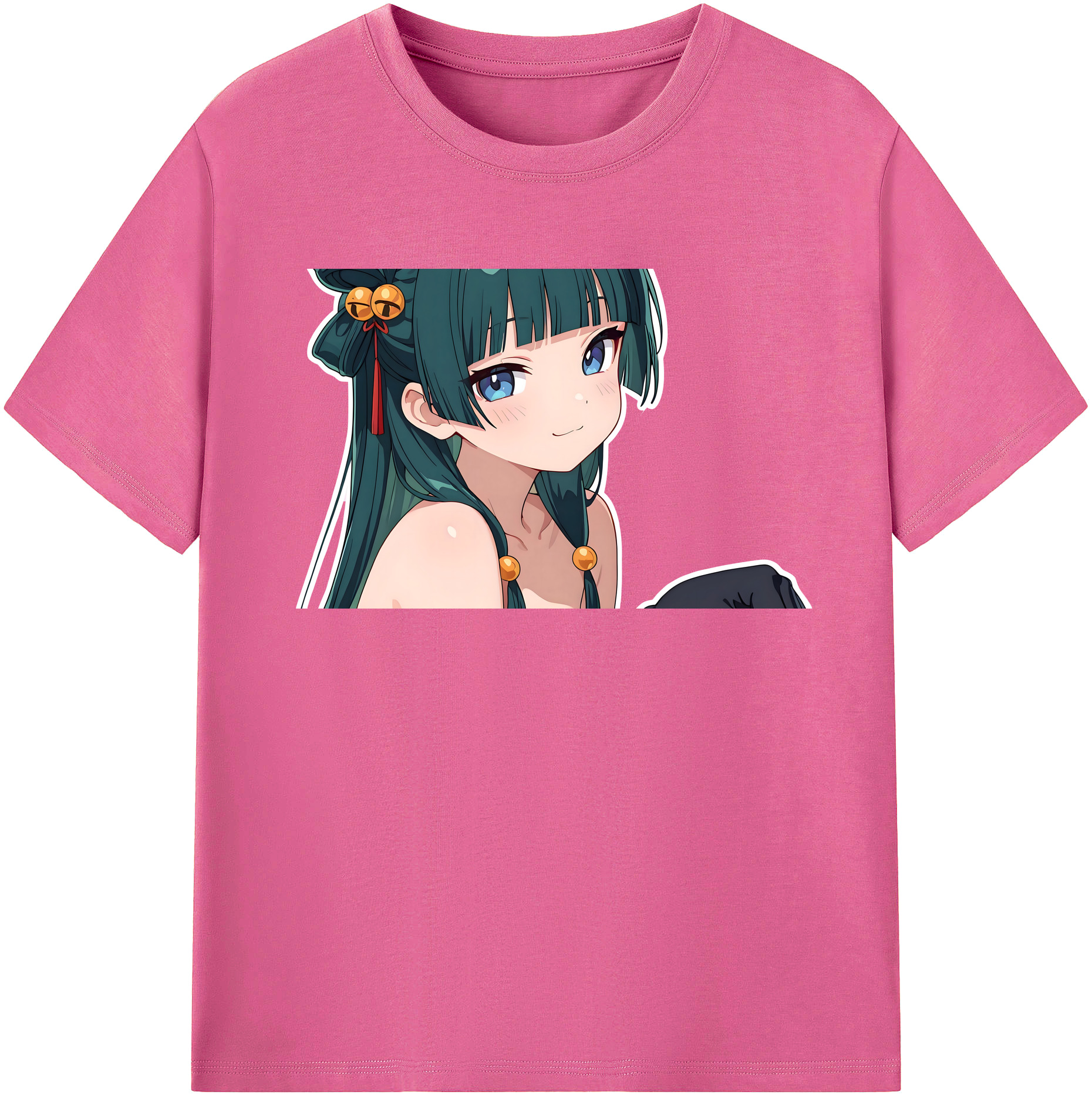 （画像用） 薬屋のひとりごと The Apothecary Diaries レディースカジュアルプリントTシャツ（綿100％）