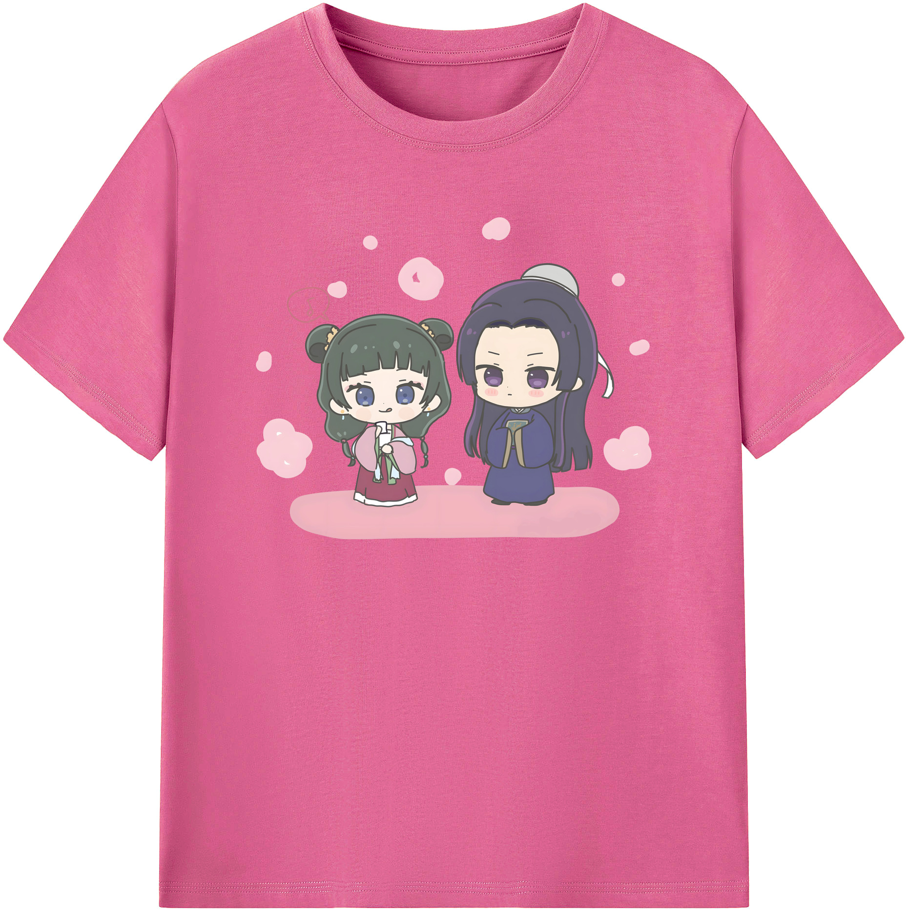 （画像用） 薬屋のひとりごと The Apothecary Diaries レディースカジュアルプリントTシャツ（綿100％）