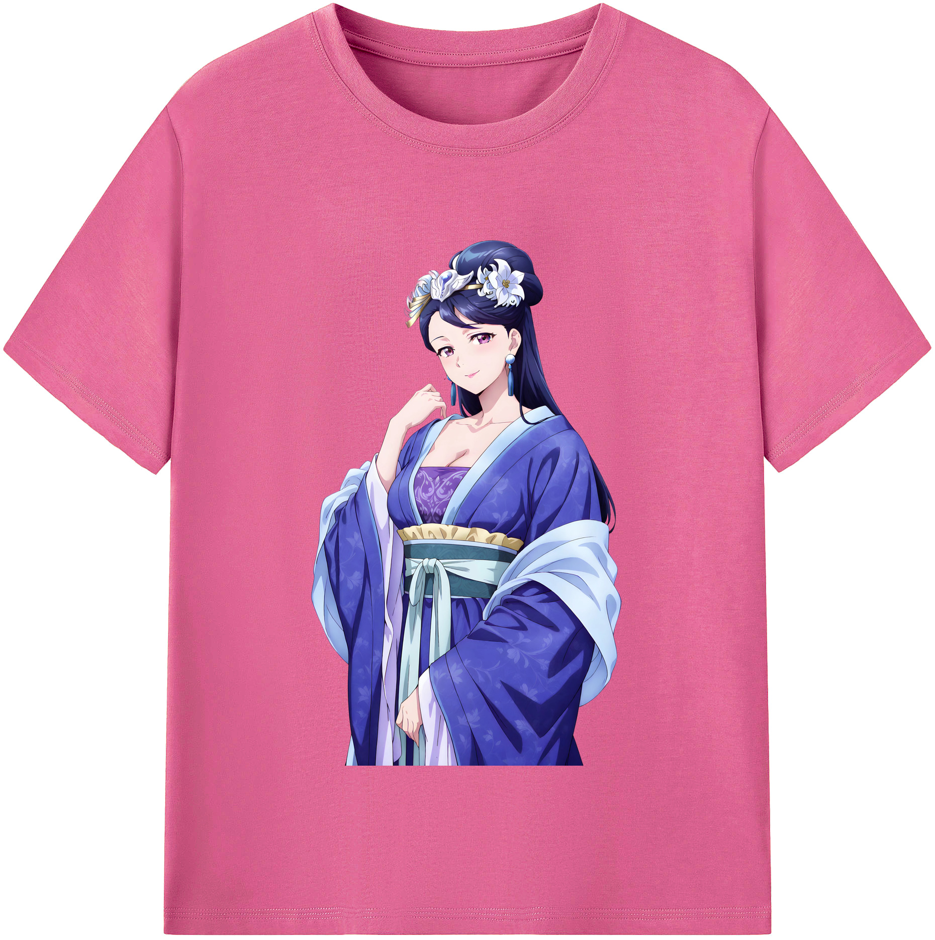 （画像用） 薬屋のひとりごと The Apothecary Diaries レディースカジュアルプリントTシャツ（綿100％）