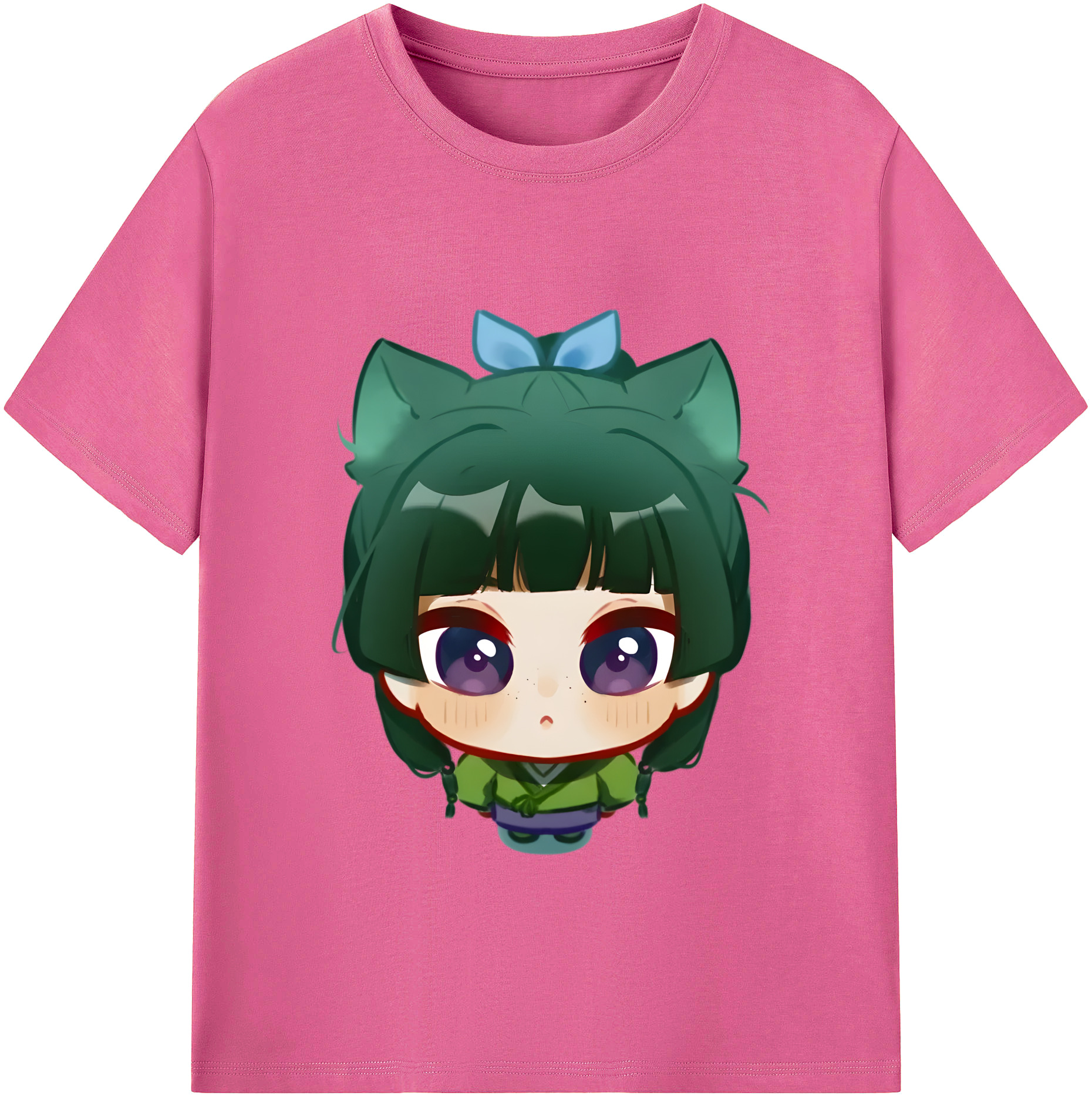 （画像用） 薬屋のひとりごと The Apothecary Diaries レディースカジュアルプリントTシャツ（綿100％）