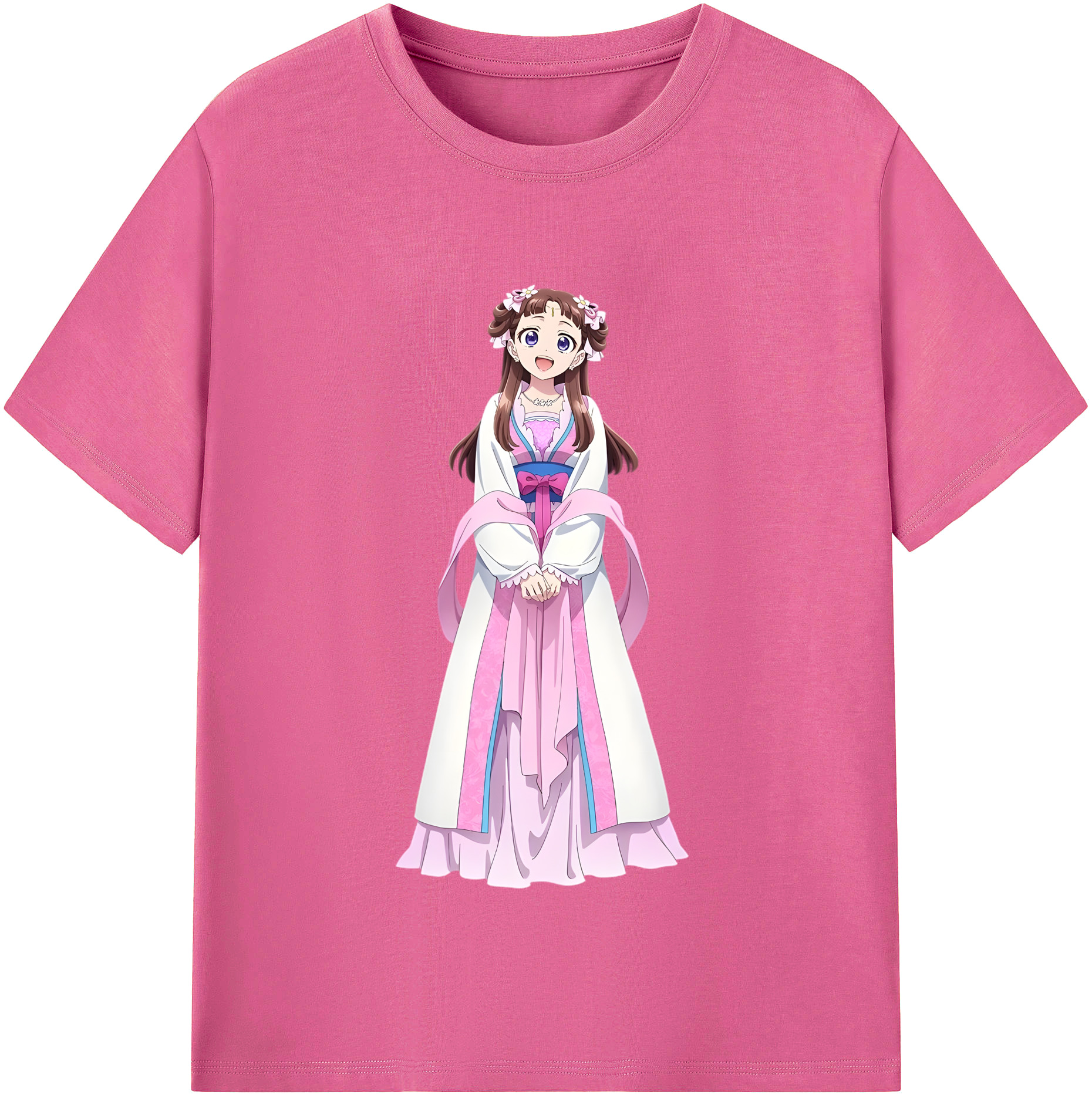 （画像用） 薬屋のひとりごと The Apothecary Diaries レディースカジュアルプリントTシャツ（綿100％）