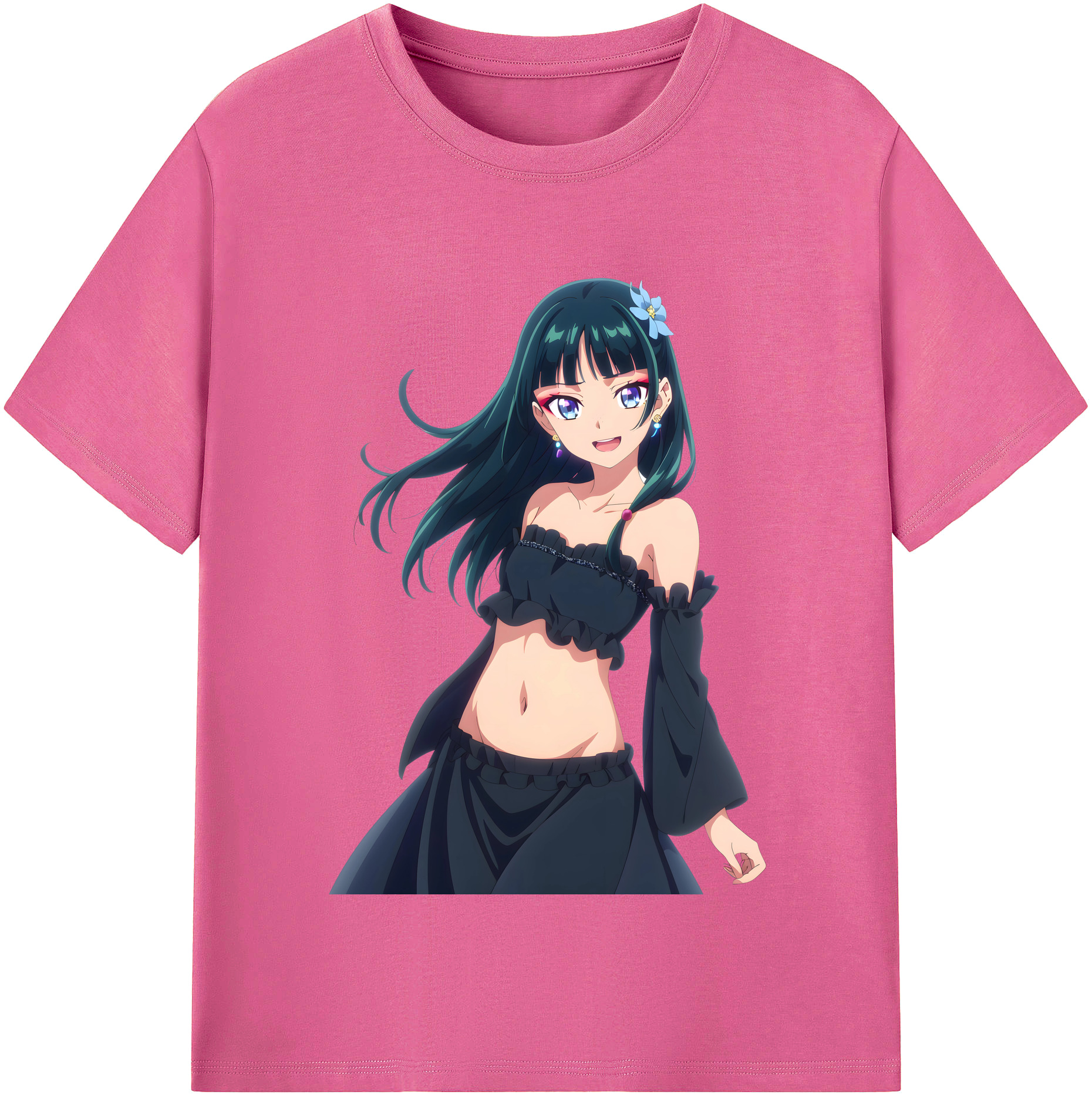 （画像用） 薬屋のひとりごと The Apothecary Diaries レディースカジュアルプリントTシャツ（綿100％）