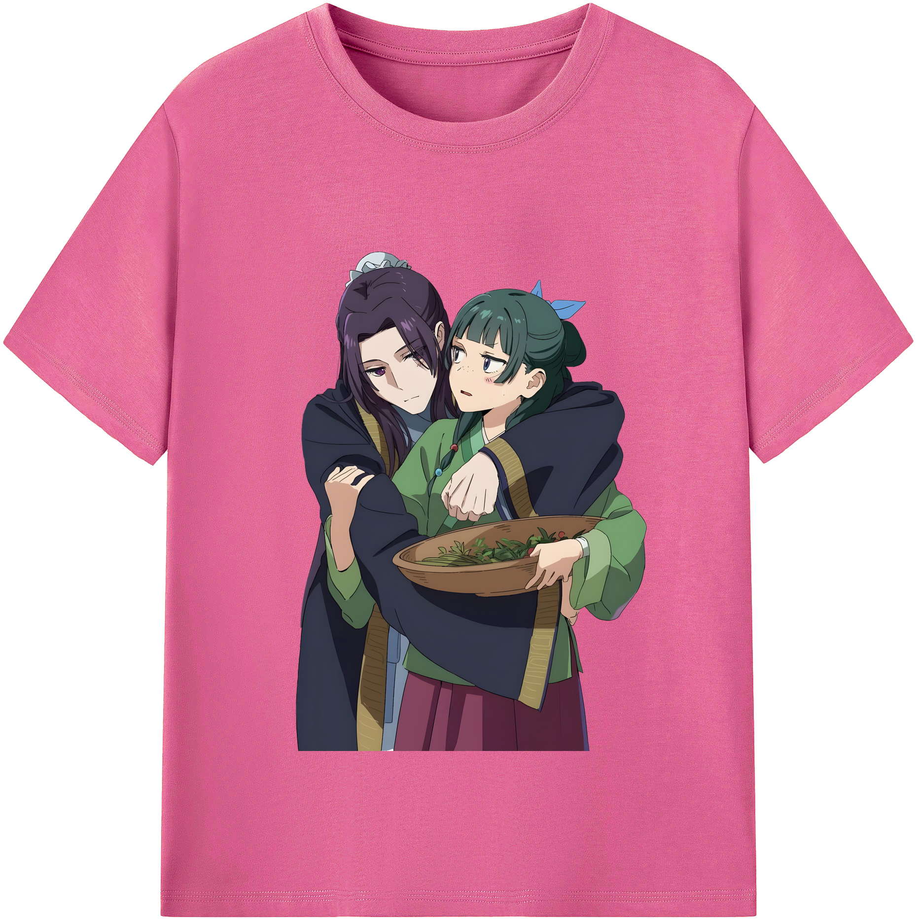 （画像用） 薬屋のひとりごと The Apothecary Diaries レディースカジュアルプリントTシャツ（綿100％）