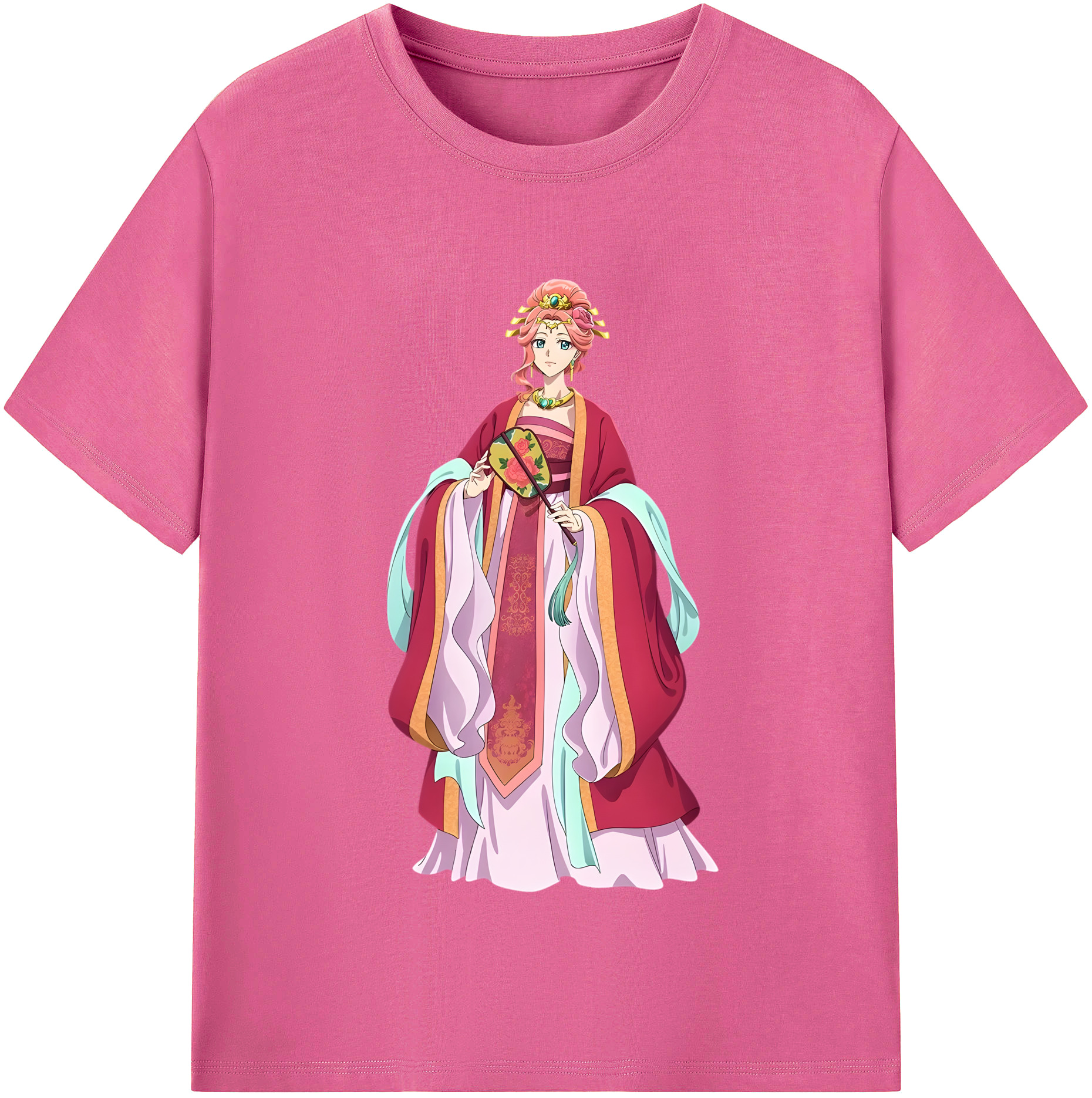 （画像用） 薬屋のひとりごと The Apothecary Diaries レディースカジュアルプリントTシャツ（綿100％）