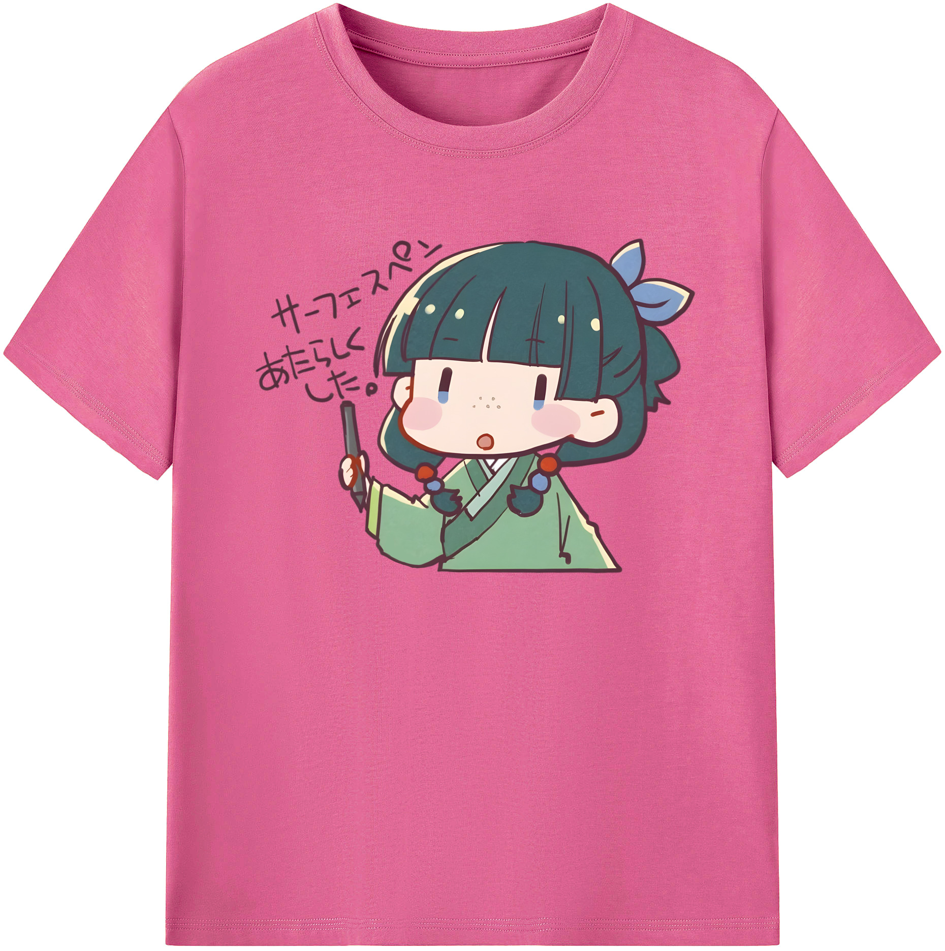 （画像用） 薬屋のひとりごと The Apothecary Diaries レディースカジュアルプリントTシャツ（綿100％）