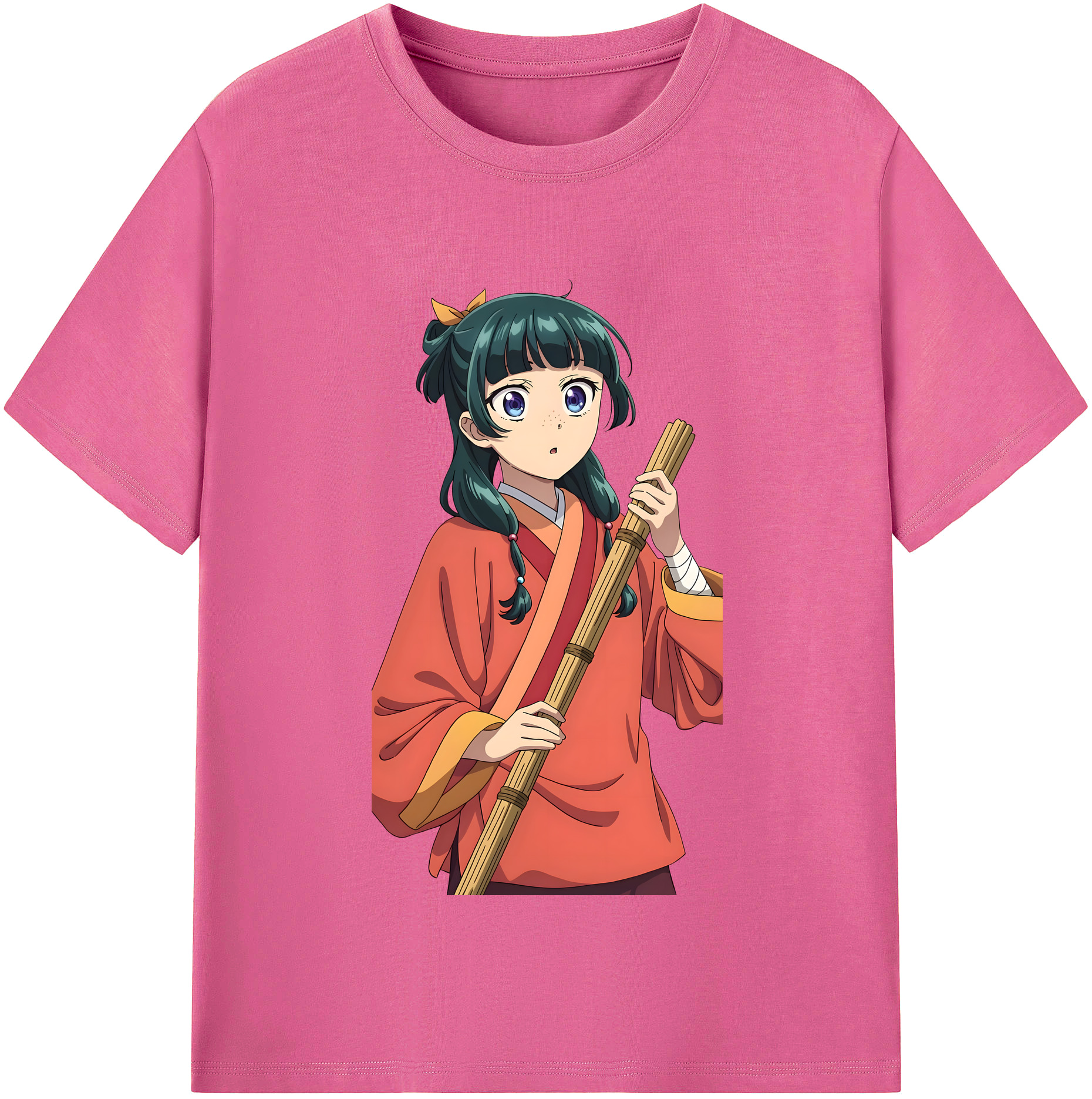 （画像用） 薬屋のひとりごと The Apothecary Diaries レディースカジュアルプリントTシャツ（綿100％）