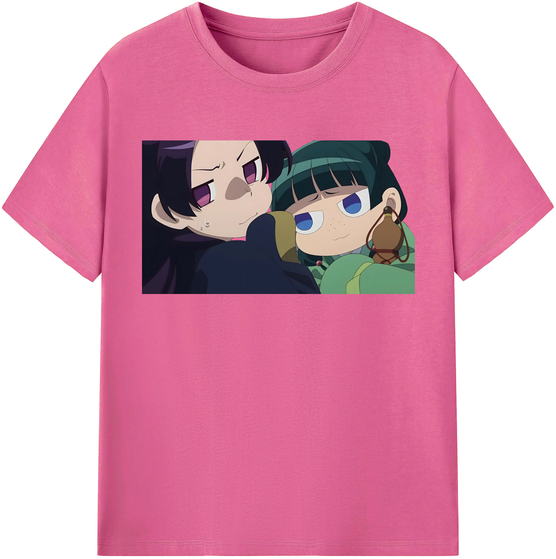 （画像用） 薬屋のひとりごと The Apothecary Diaries レディースカジュアルプリントTシャツ（綿100％）
