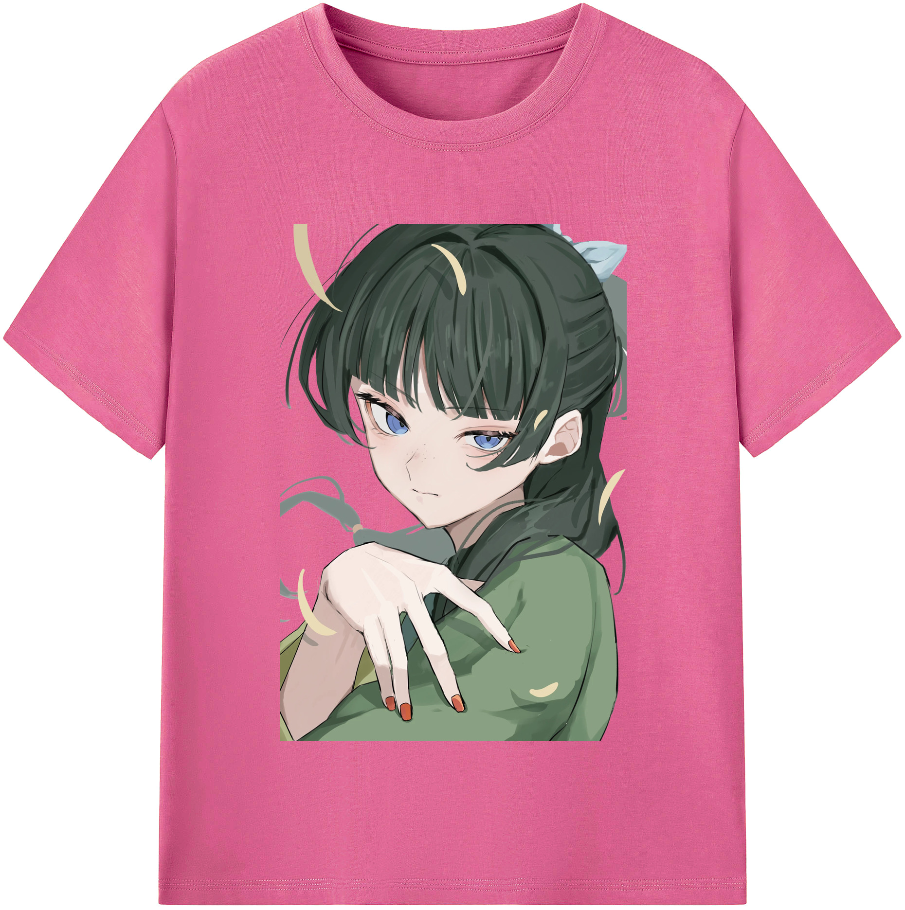 （画像用） 薬屋のひとりごと The Apothecary Diaries レディースカジュアルプリントTシャツ（綿100％）