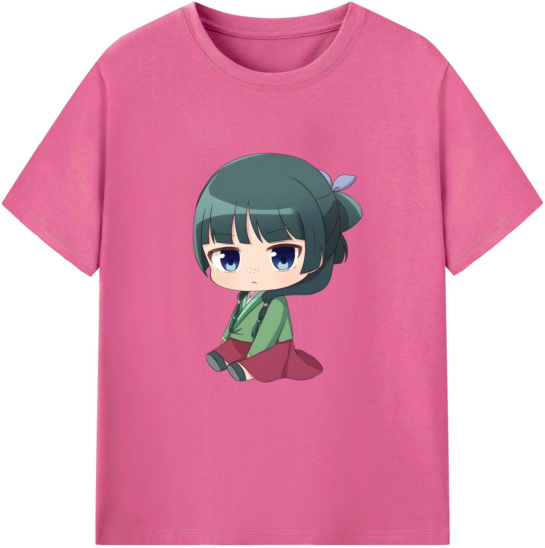 （画像用） 薬屋のひとりごと The Apothecary Diaries レディースカジュアルプリントTシャツ（綿100％）