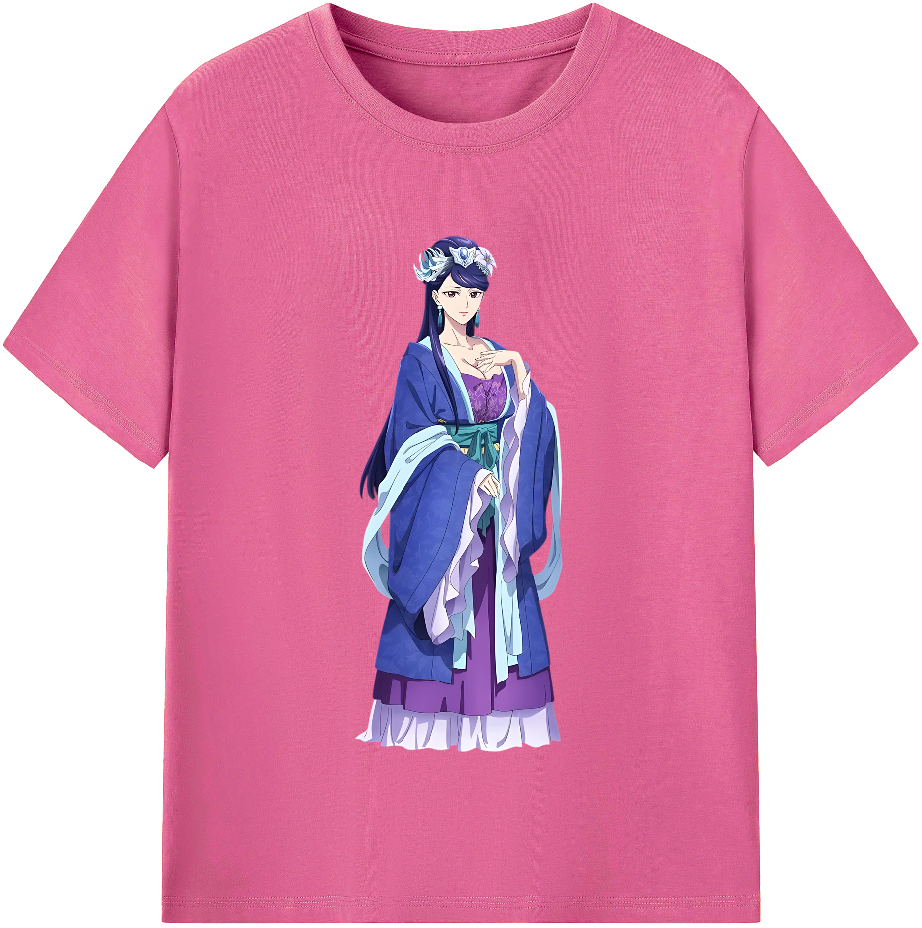 （画像用） 薬屋のひとりごと The Apothecary Diaries レディースカジュアルプリントTシャツ（綿100％）