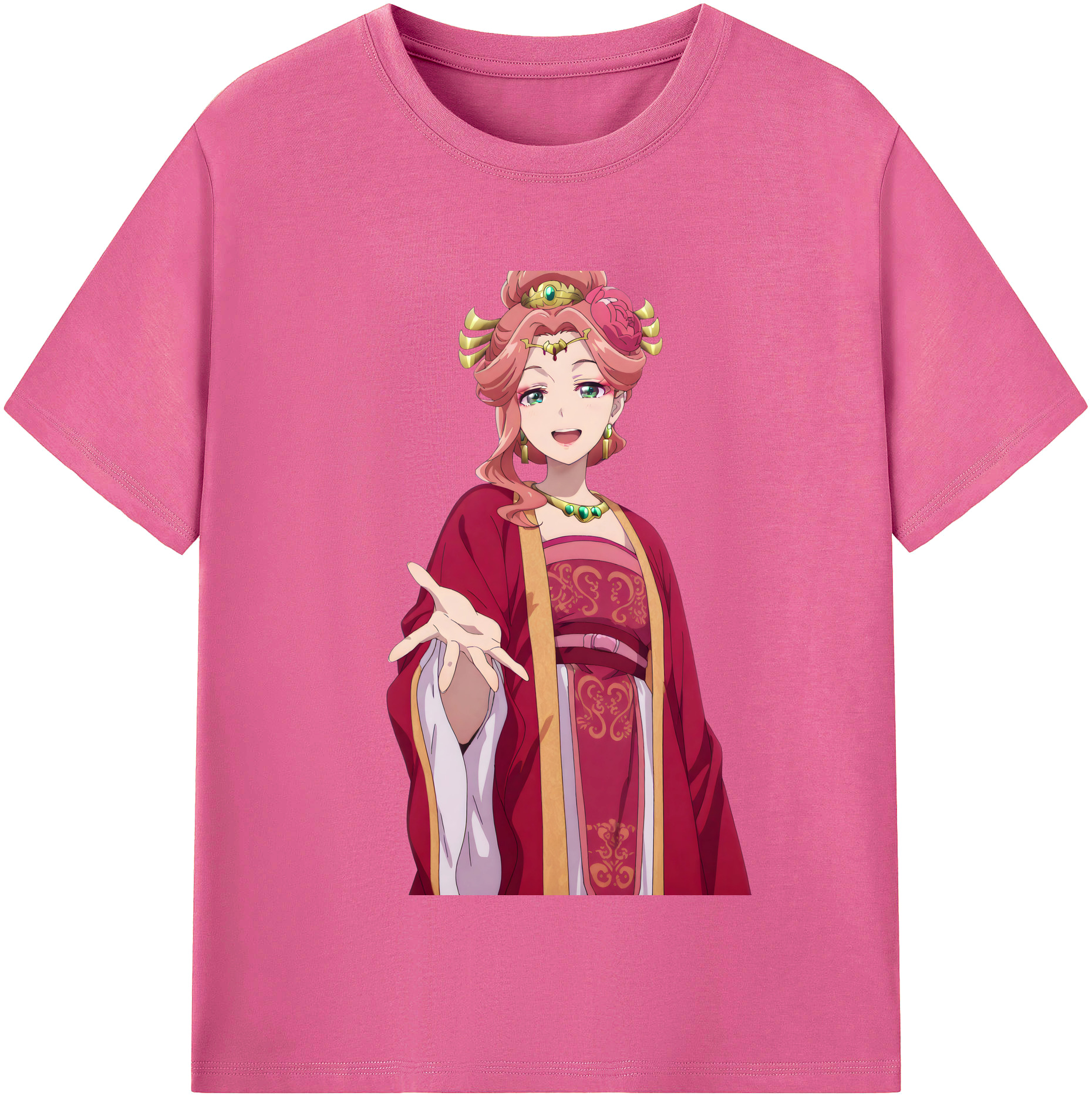 （画像用） 薬屋のひとりごと The Apothecary Diaries レディースカジュアルプリントTシャツ（綿100％）