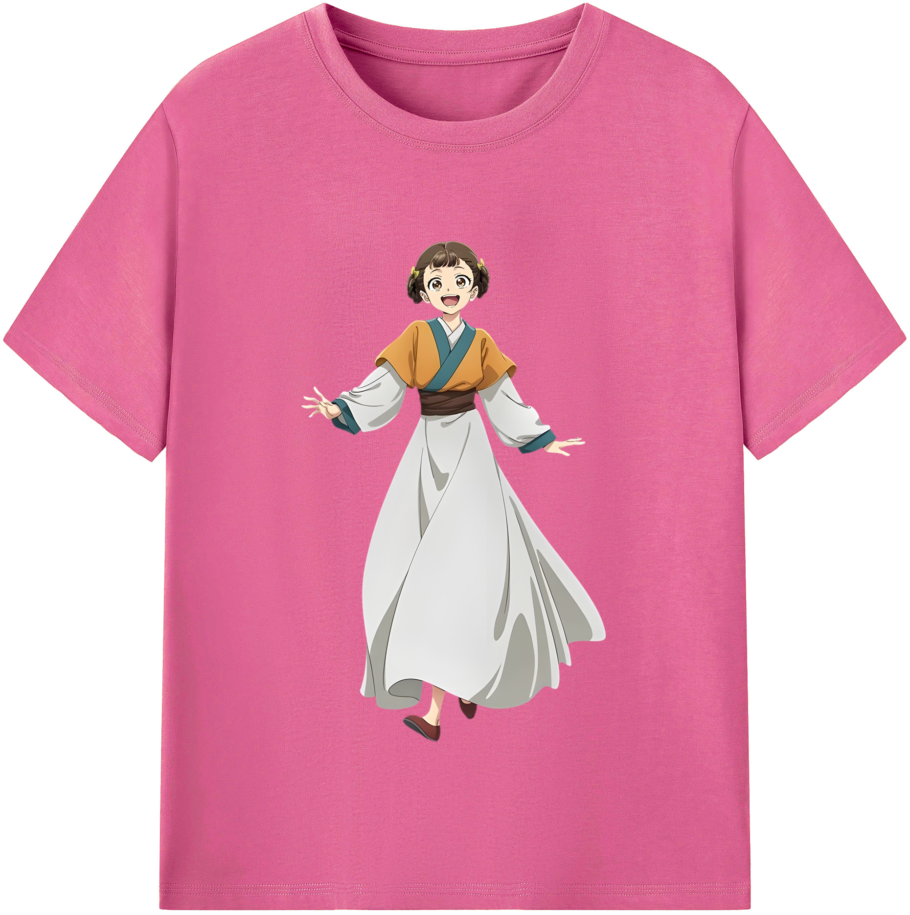 （画像用） 薬屋のひとりごと The Apothecary Diaries レディースカジュアルプリントTシャツ（綿100％）