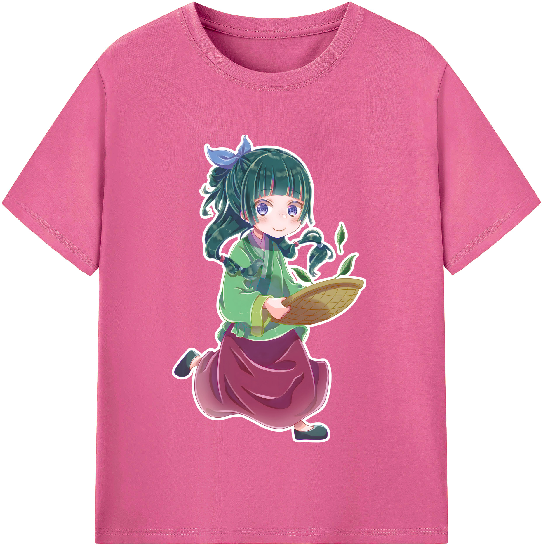 （画像用） 薬屋のひとりごと The Apothecary Diaries レディースカジュアルプリントTシャツ（綿100％）