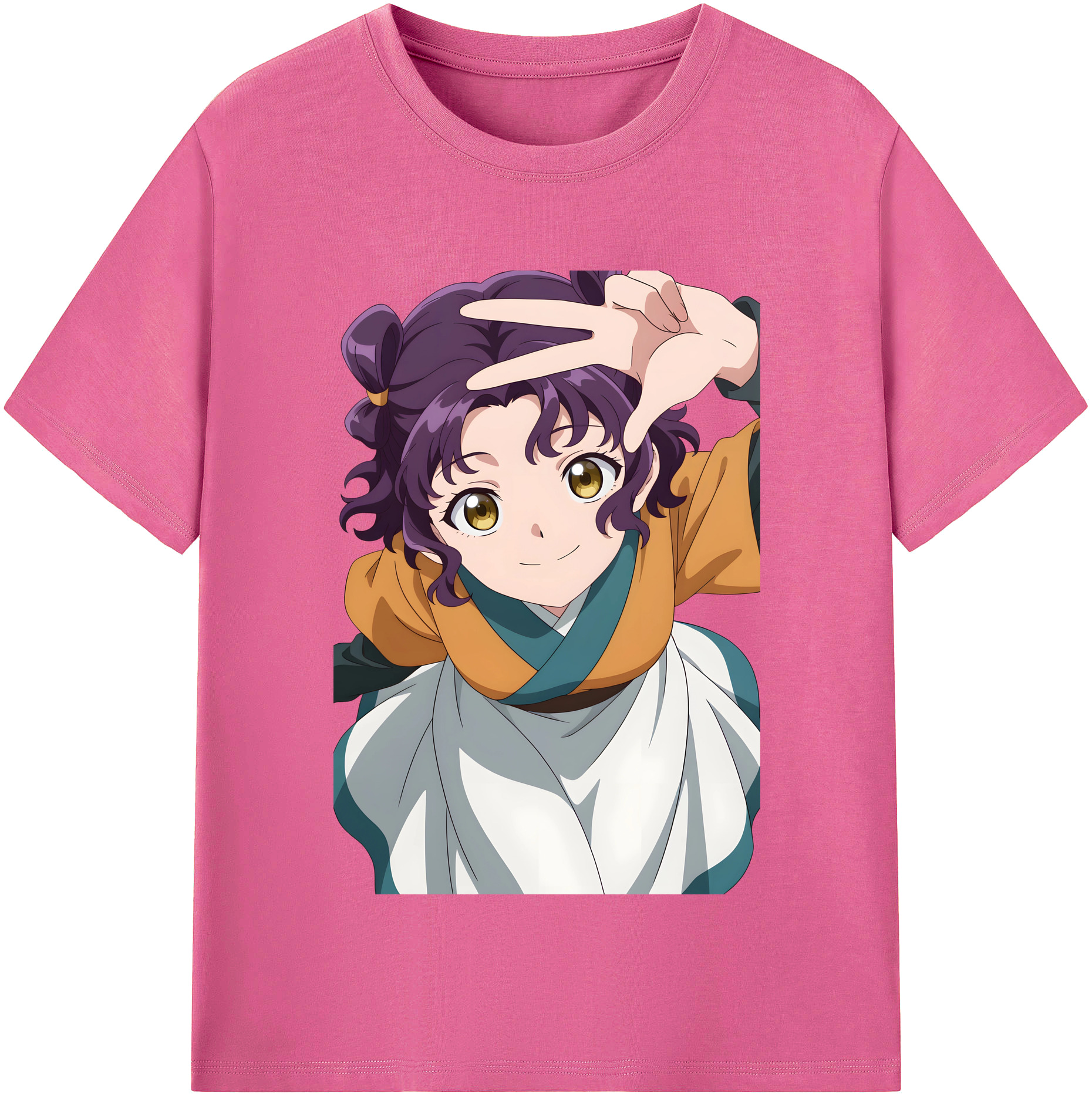 （画像用） 薬屋のひとりごと The Apothecary Diaries レディースカジュアルプリントTシャツ（綿100％）