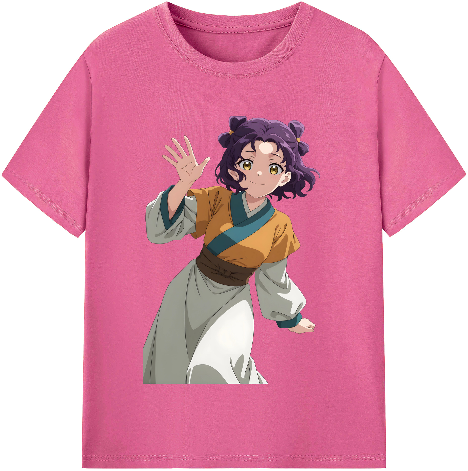 （画像用） 薬屋のひとりごと The Apothecary Diaries レディースカジュアルプリントTシャツ（綿100％）