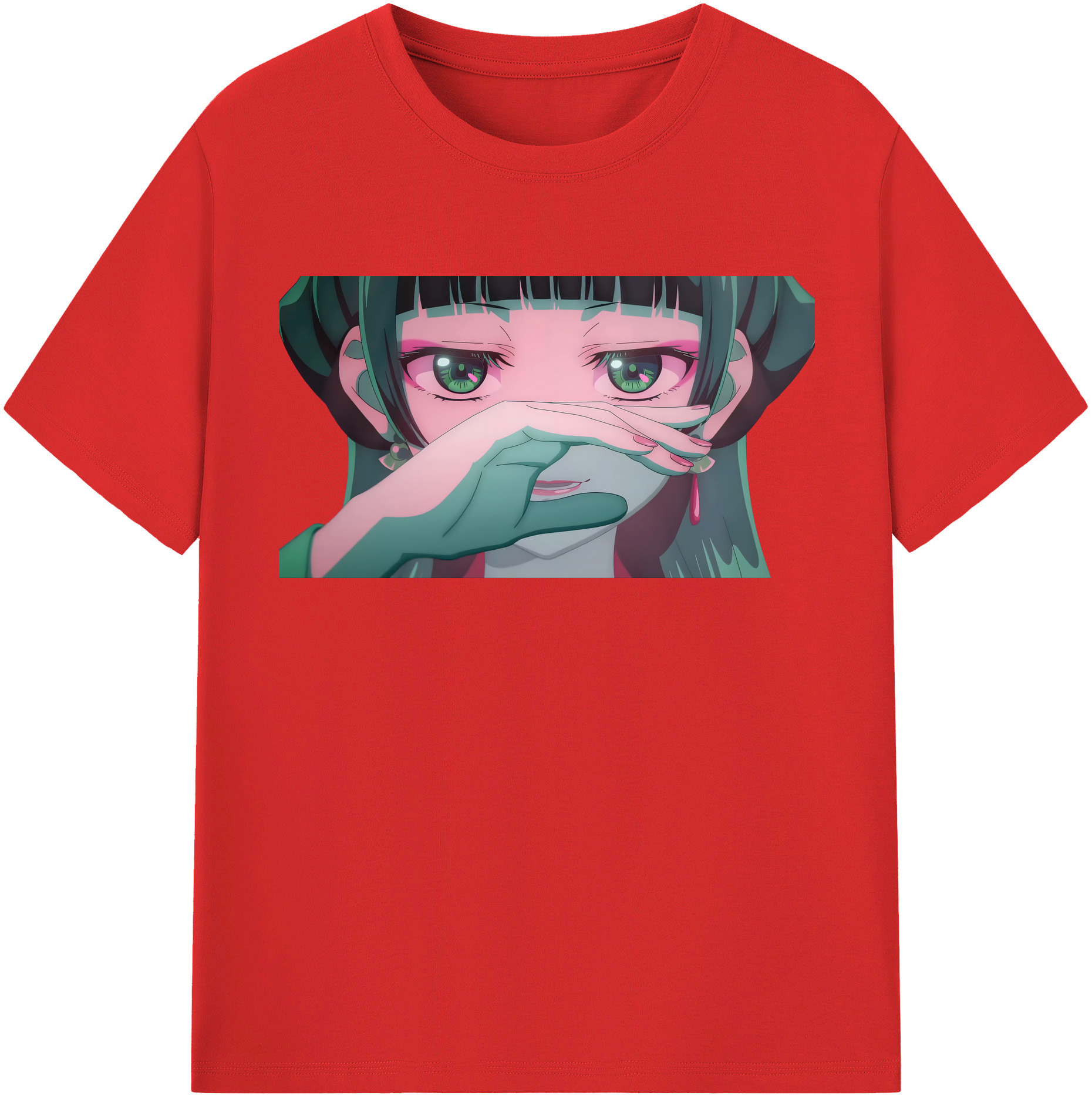 （画像用） 薬屋のひとりごと The Apothecary Diaries レディースカジュアルプリントTシャツ（綿100％）