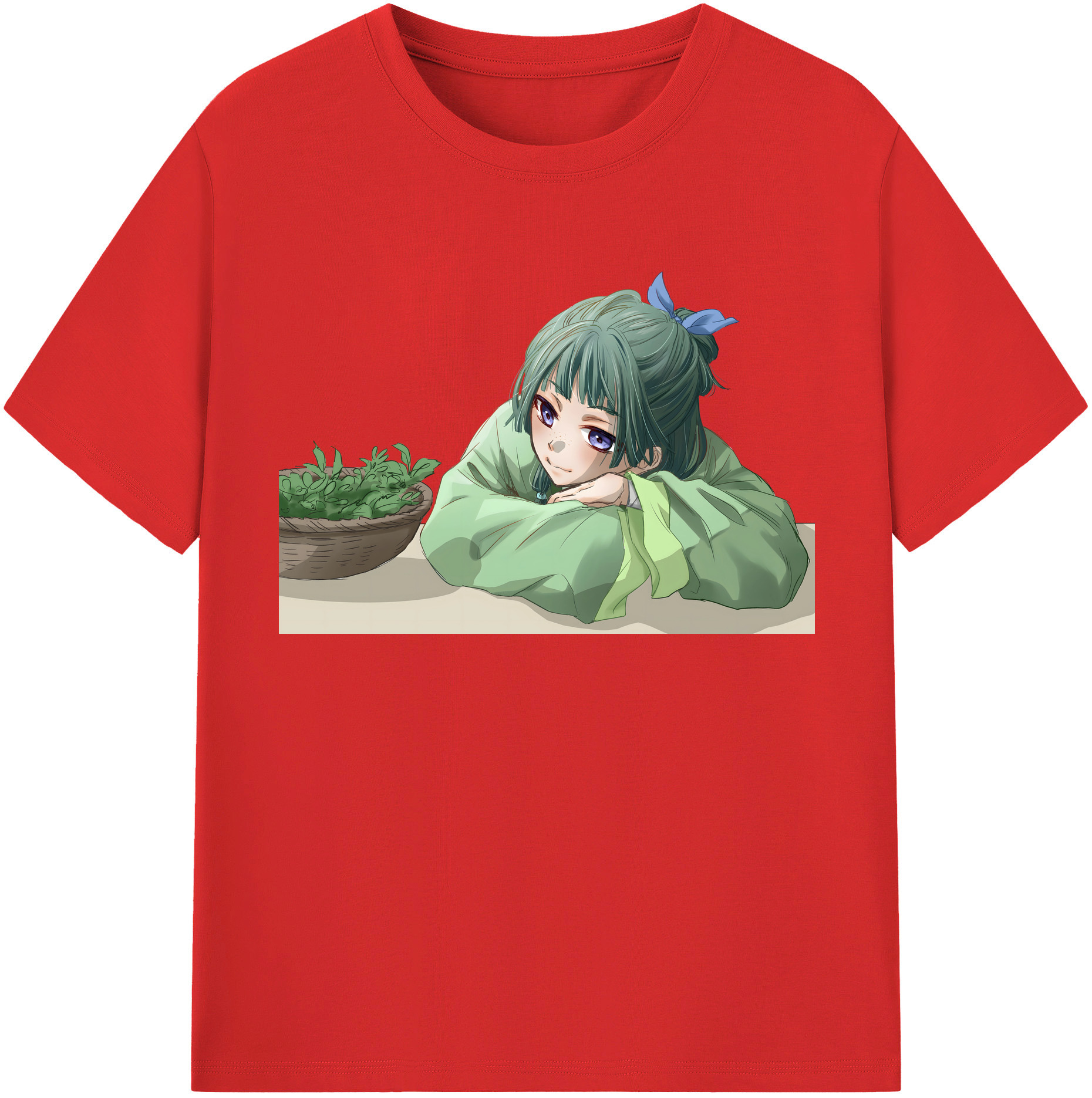 （画像用） 薬屋のひとりごと The Apothecary Diaries レディースカジュアルプリントTシャツ（綿100％）