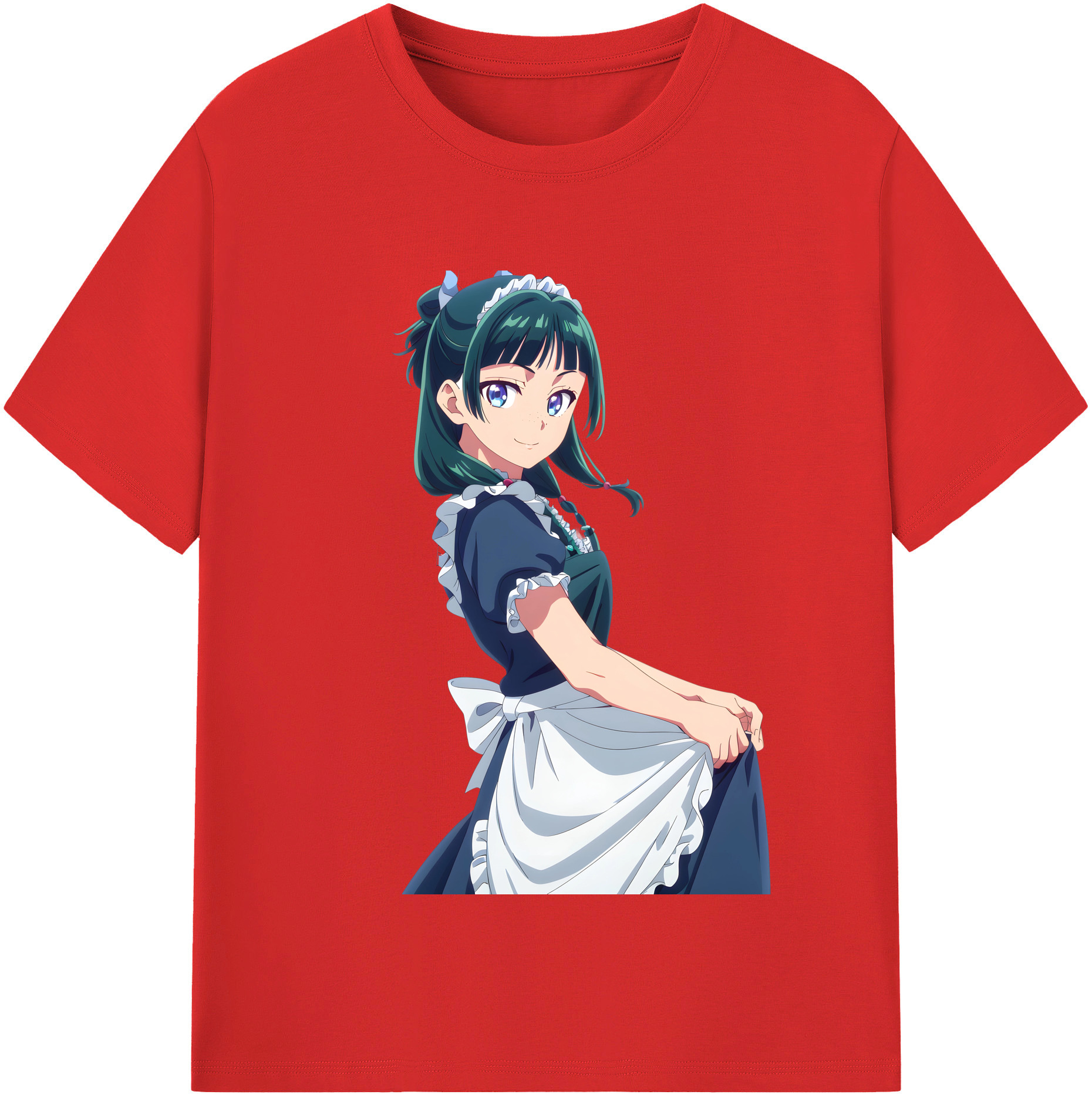 （画像用） 薬屋のひとりごと The Apothecary Diaries レディースカジュアルプリントTシャツ（綿100％）