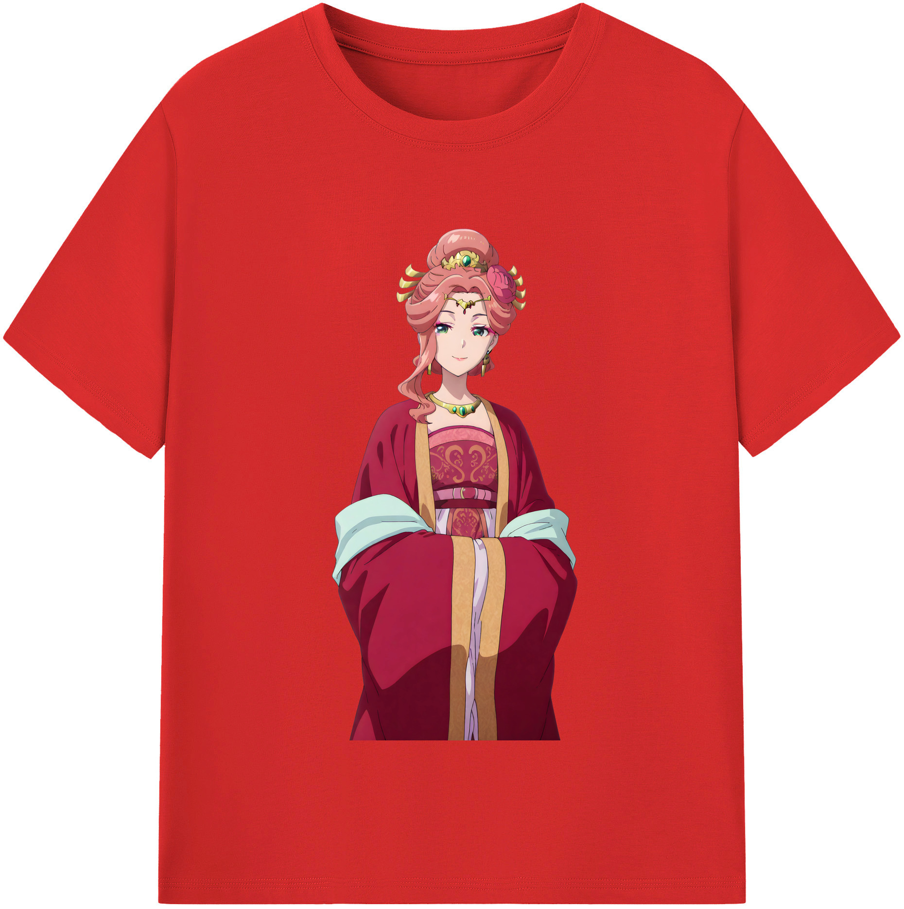 （画像用） 薬屋のひとりごと The Apothecary Diaries レディースカジュアルプリントTシャツ（綿100％）