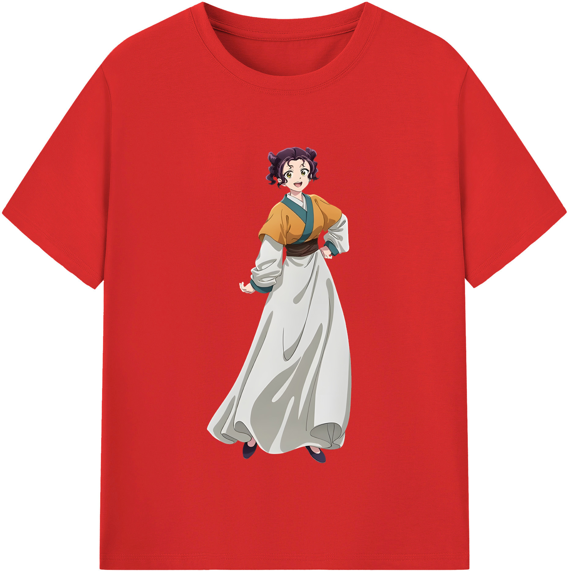 （画像用） 薬屋のひとりごと The Apothecary Diaries レディースカジュアルプリントTシャツ（綿100％）