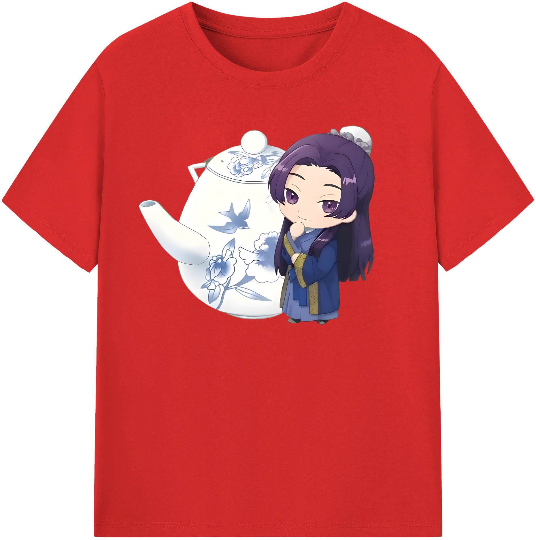 （画像用） 薬屋のひとりごと The Apothecary Diaries レディースカジュアルプリントTシャツ（綿100％）