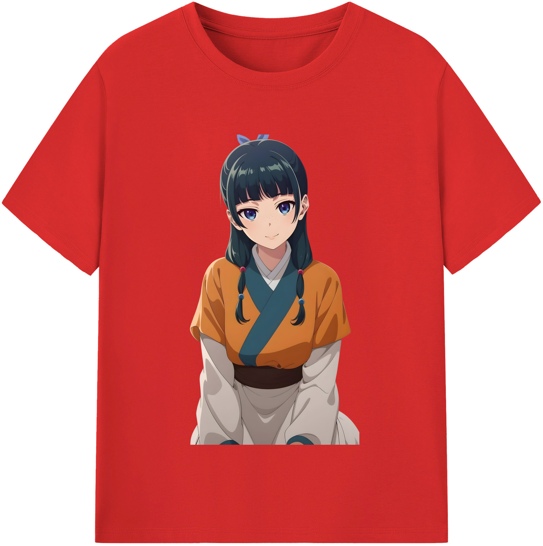 （画像用） 薬屋のひとりごと The Apothecary Diaries レディースカジュアルプリントTシャツ（綿100％）