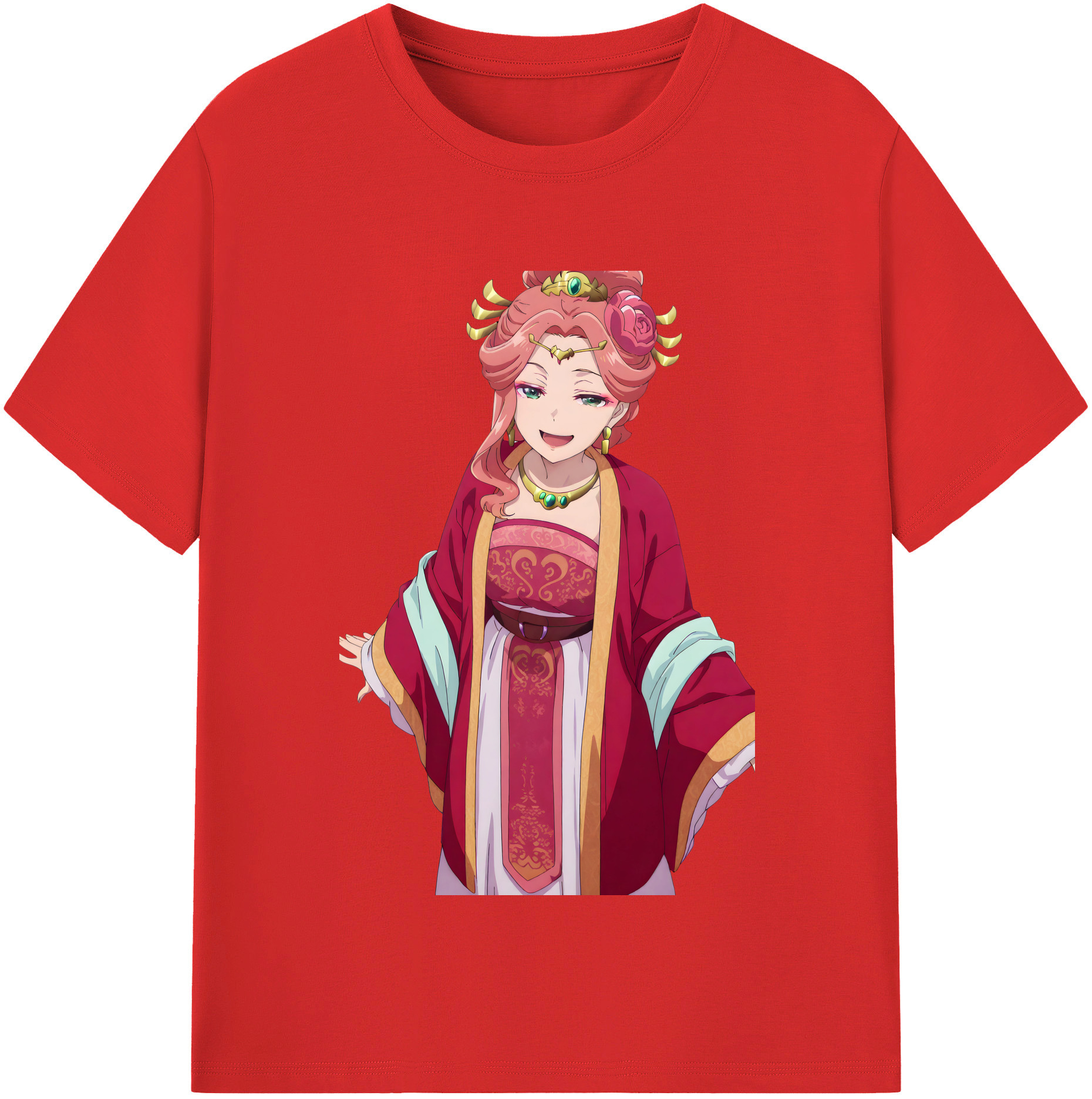 （画像用） 薬屋のひとりごと The Apothecary Diaries レディースカジュアルプリントTシャツ（綿100％）